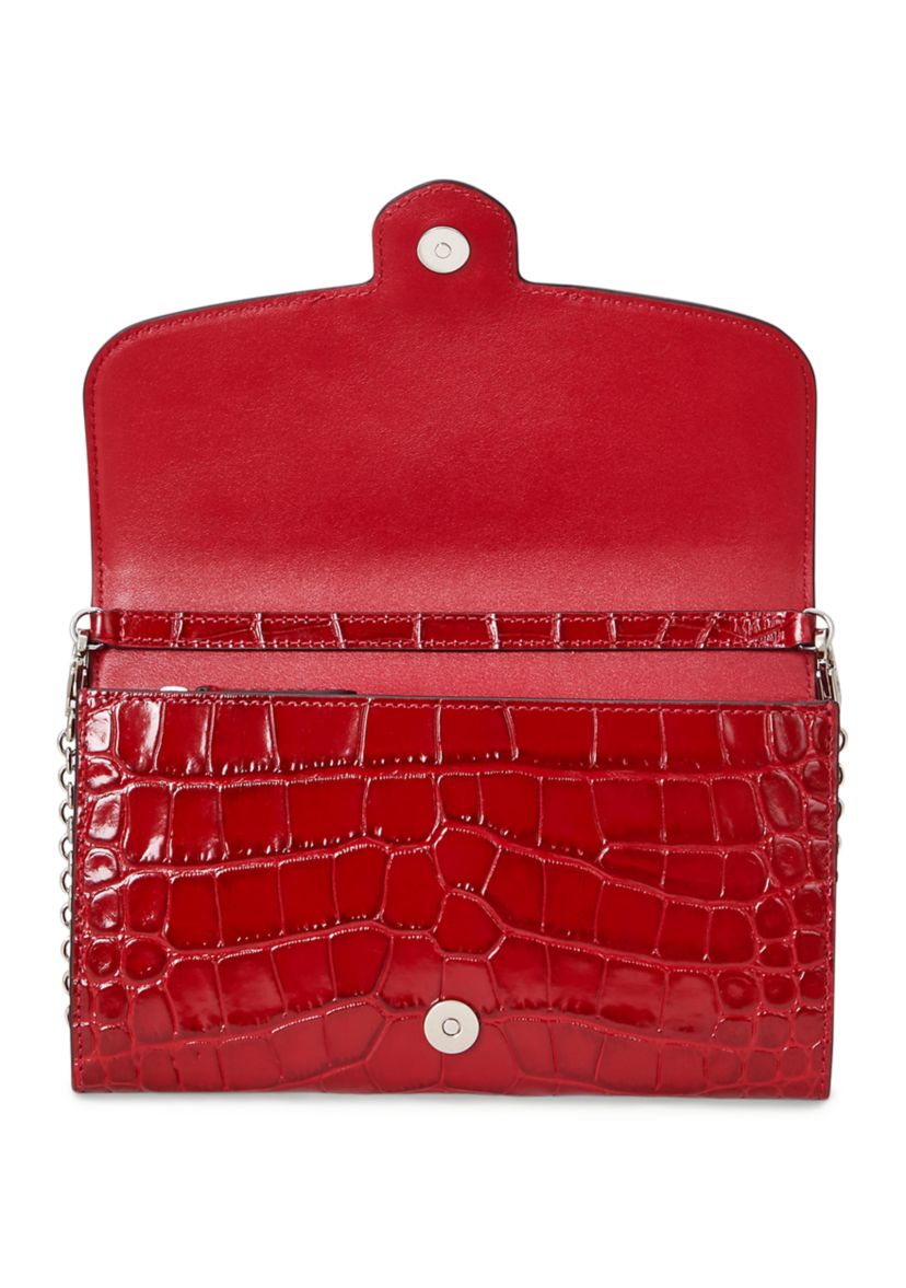 Croc Embossed Medium Adair Crossbody Bag