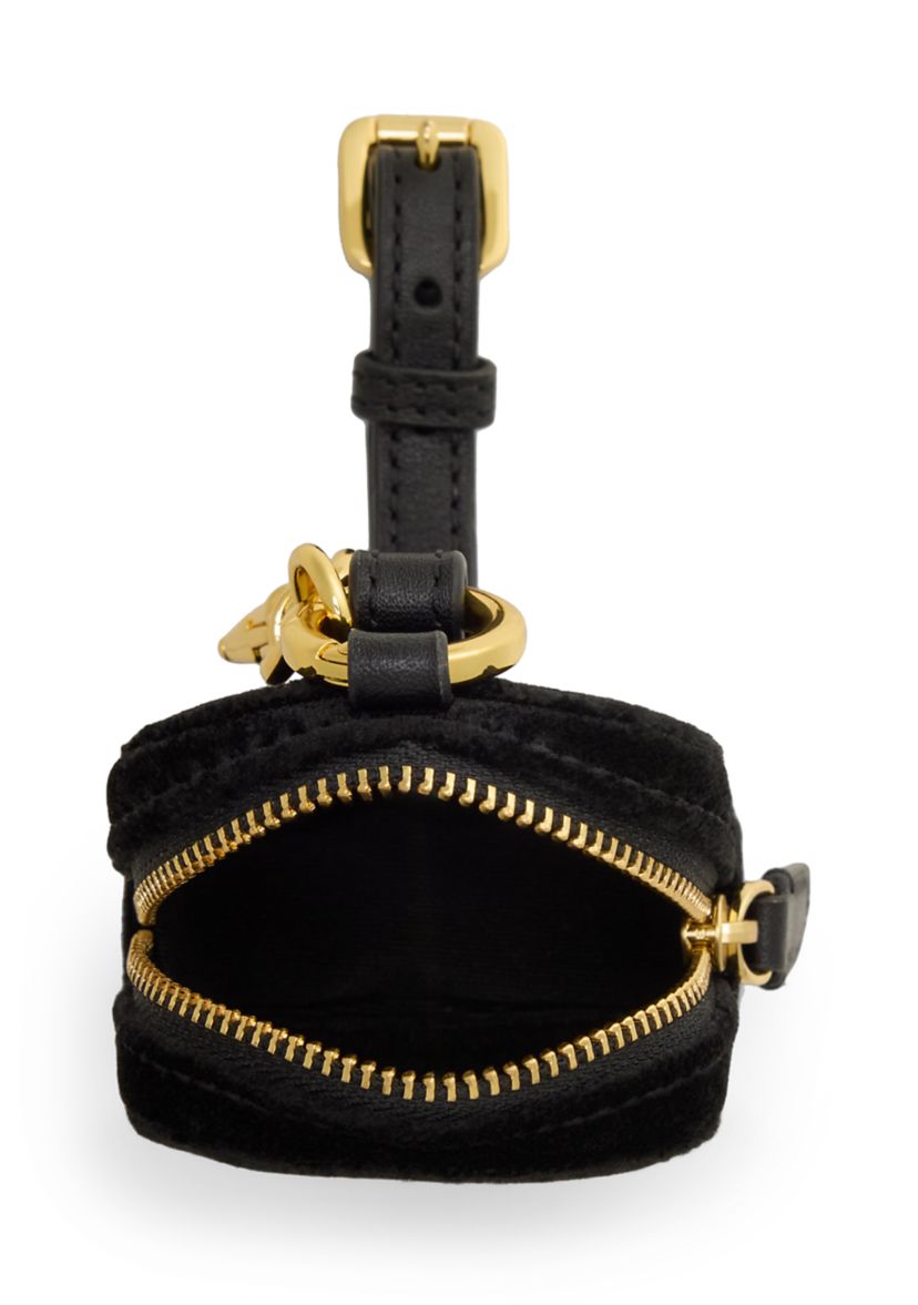 Velvet Mini Zip Pouch