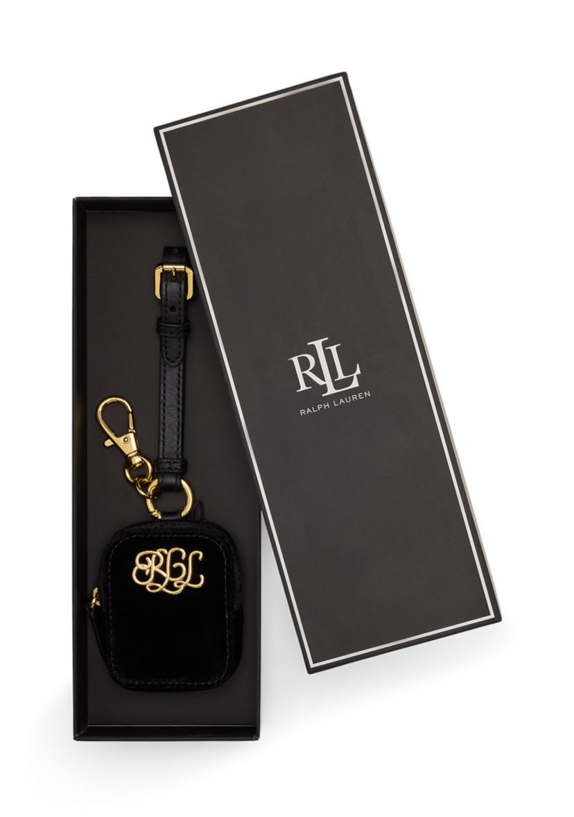 Velvet Mini Zip Pouch