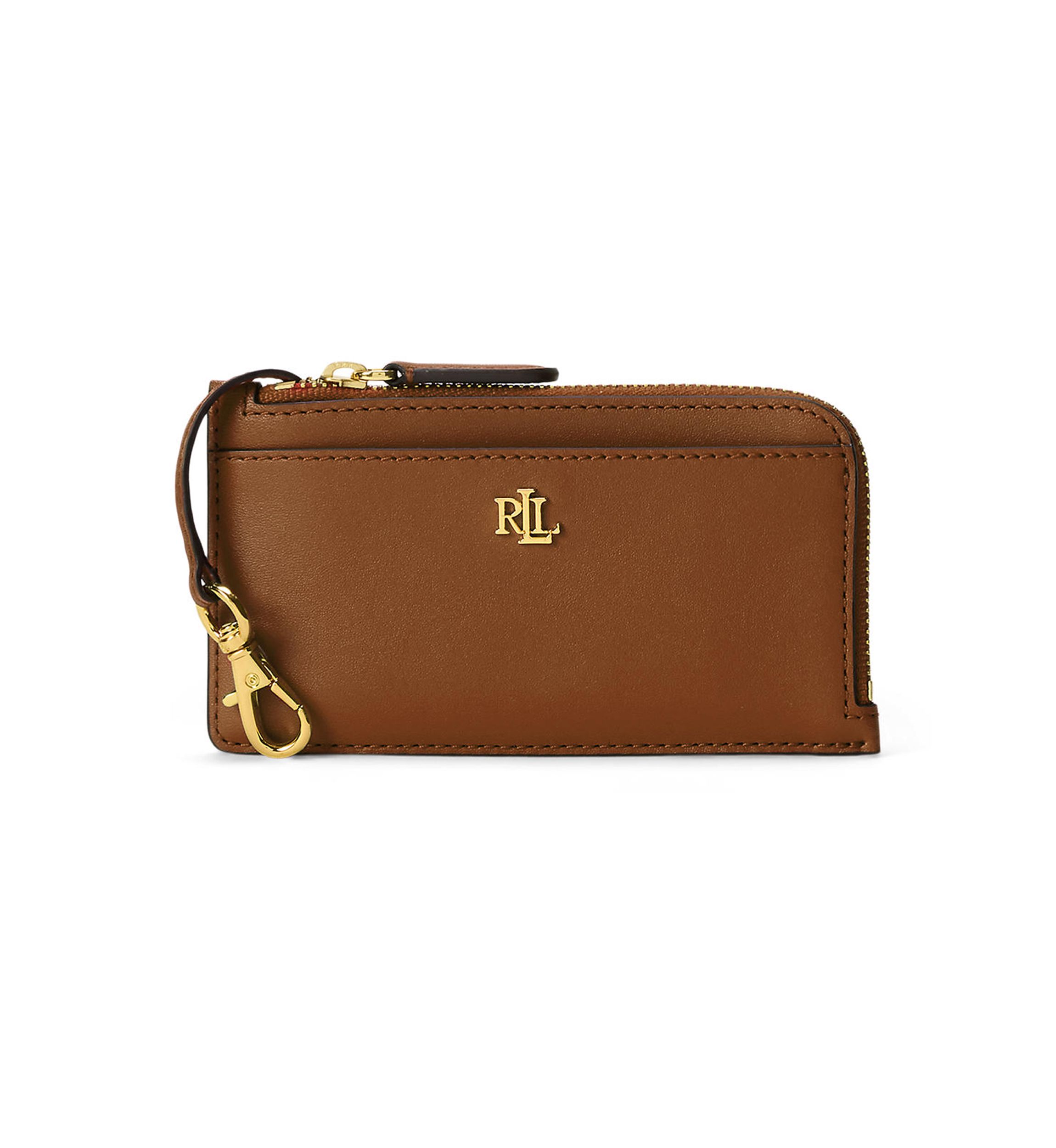 Lauren Ralph Lauren Leather L-Zip Card Case | Belk