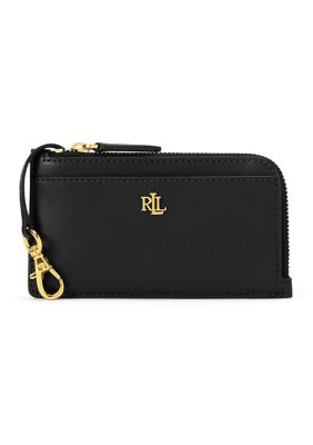 Lauren Ralph Lauren Leather L-Zip Card Case | Belk