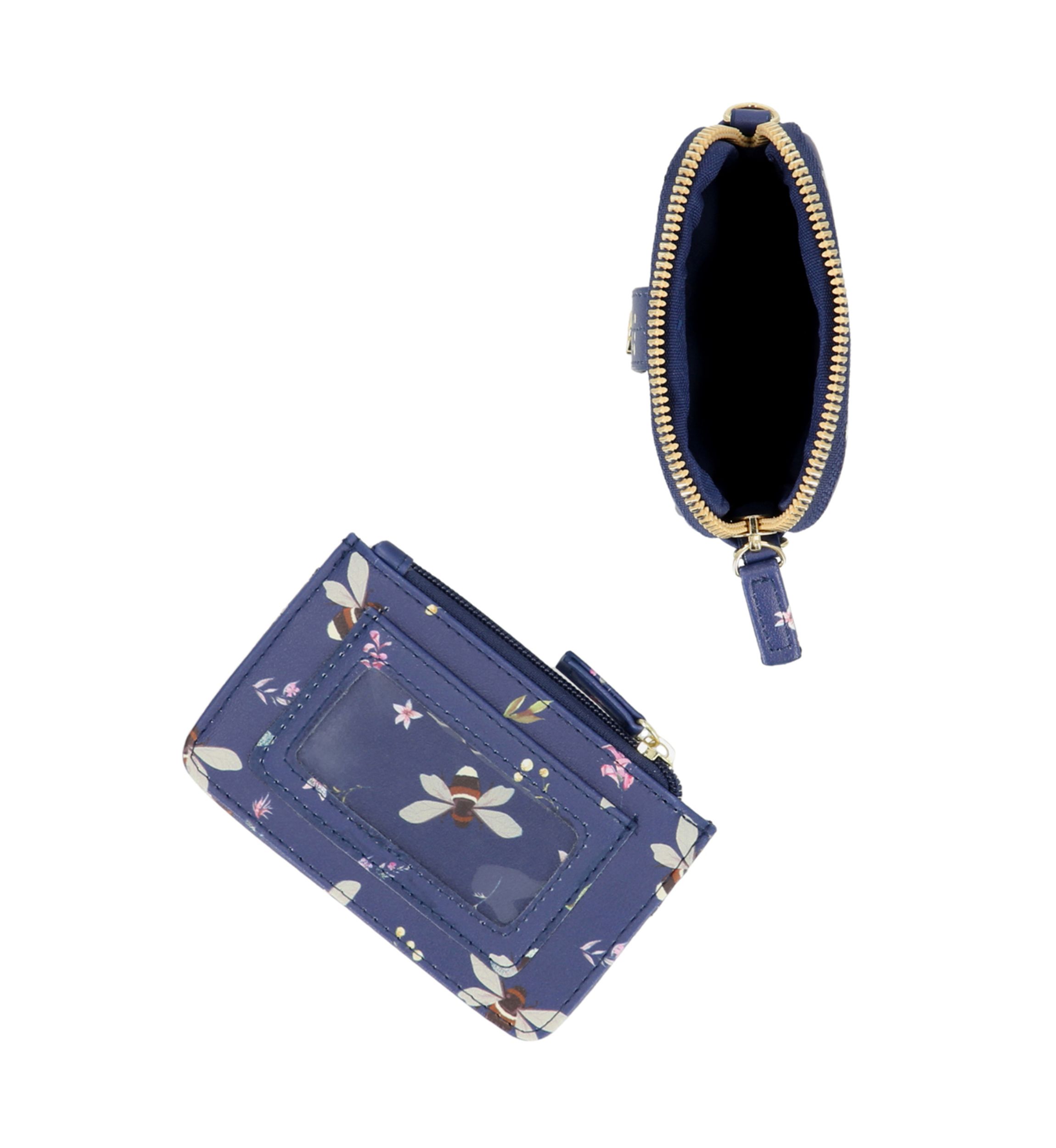 Floral Bee Cleo Wristlet 