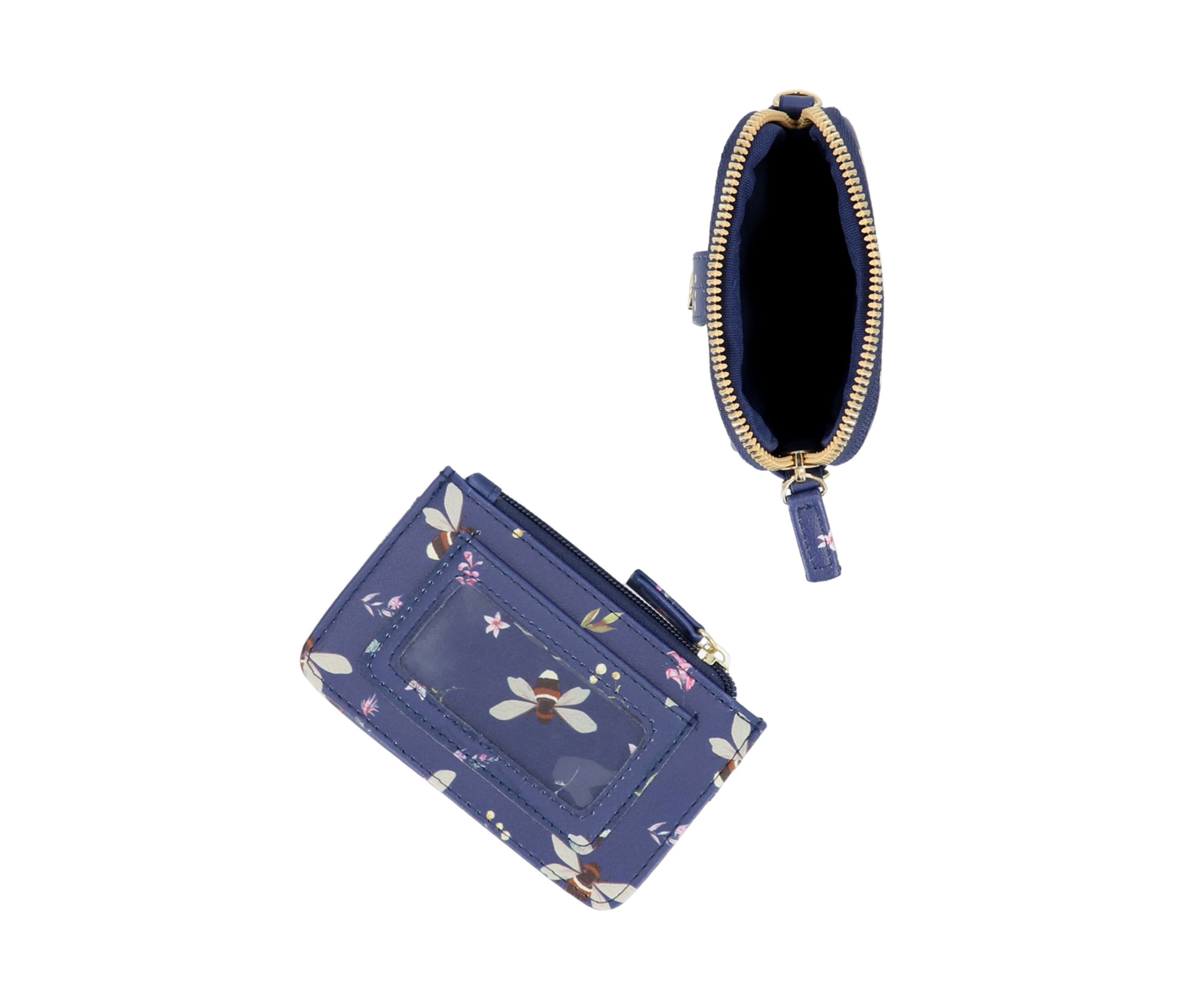 Floral Bee Cleo Wristlet 