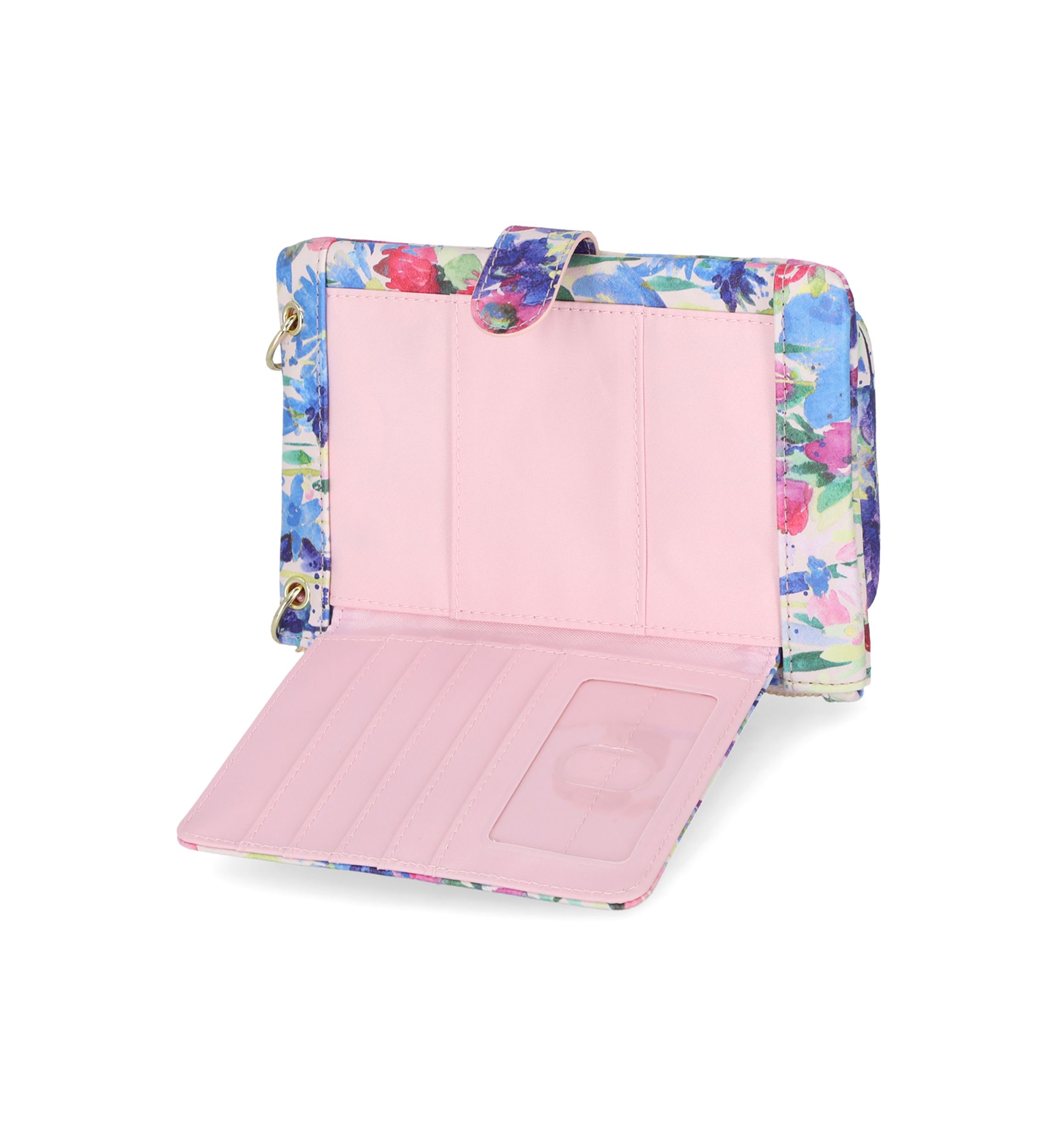 Smooth Floral Peach Cornelia Crossbody Bag
