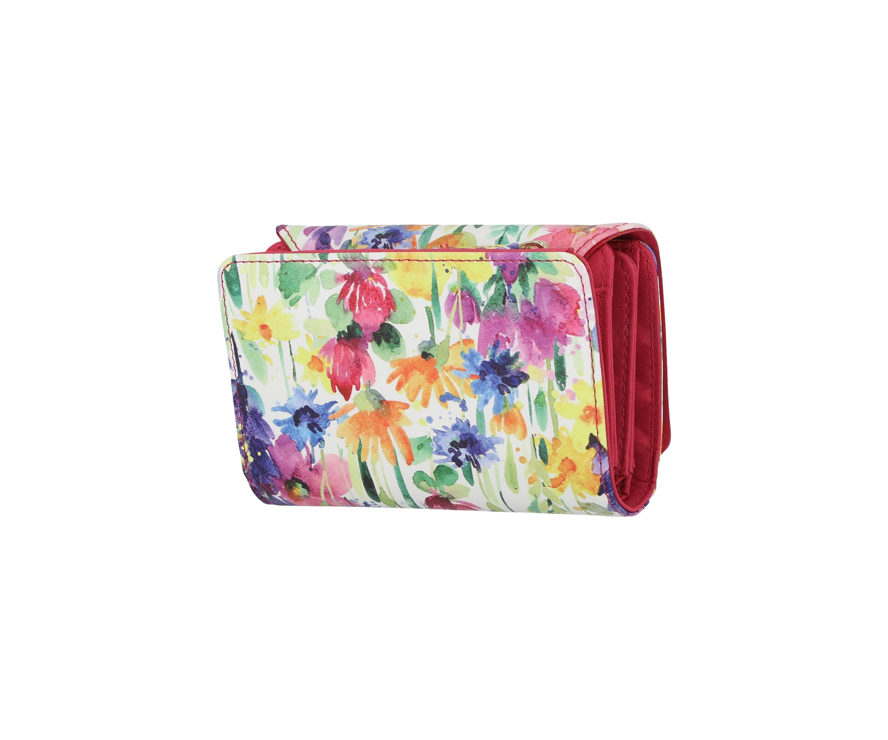 Printed Floral Bowbar Amsterdam Indexer Wallet