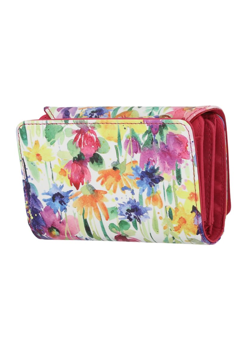 Printed Floral Bowbar Amsterdam Indexer Wallet