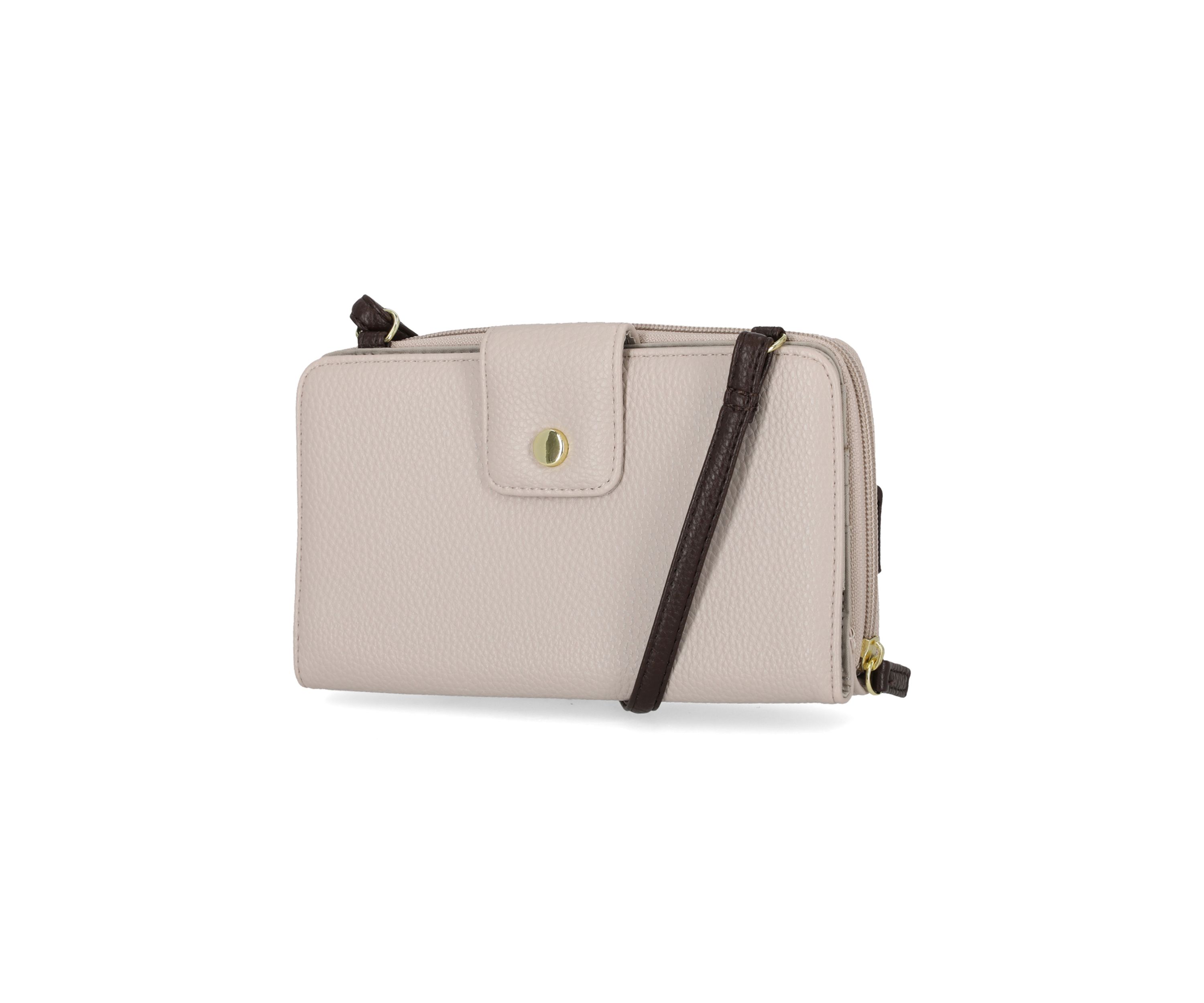 Mavis Color Blocked Crossbody Wallet