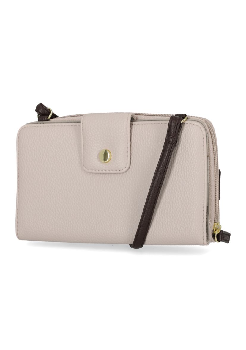 Mavis Color Blocked Crossbody Wallet