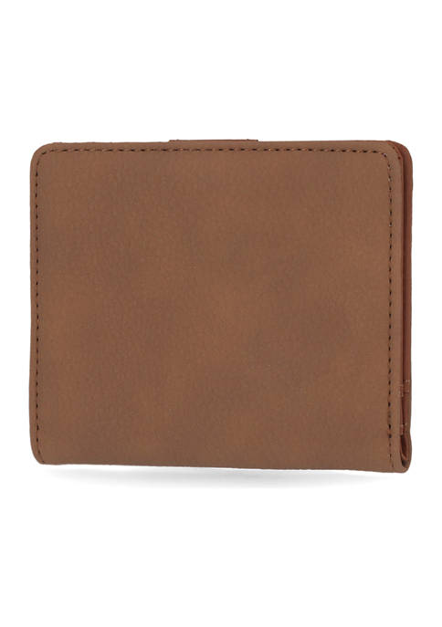 Kim Rogers Men's Mini Billfold Wallet (Brown)