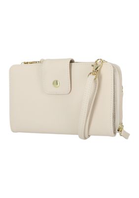 Saffiano Bow Mavis Wallet on String