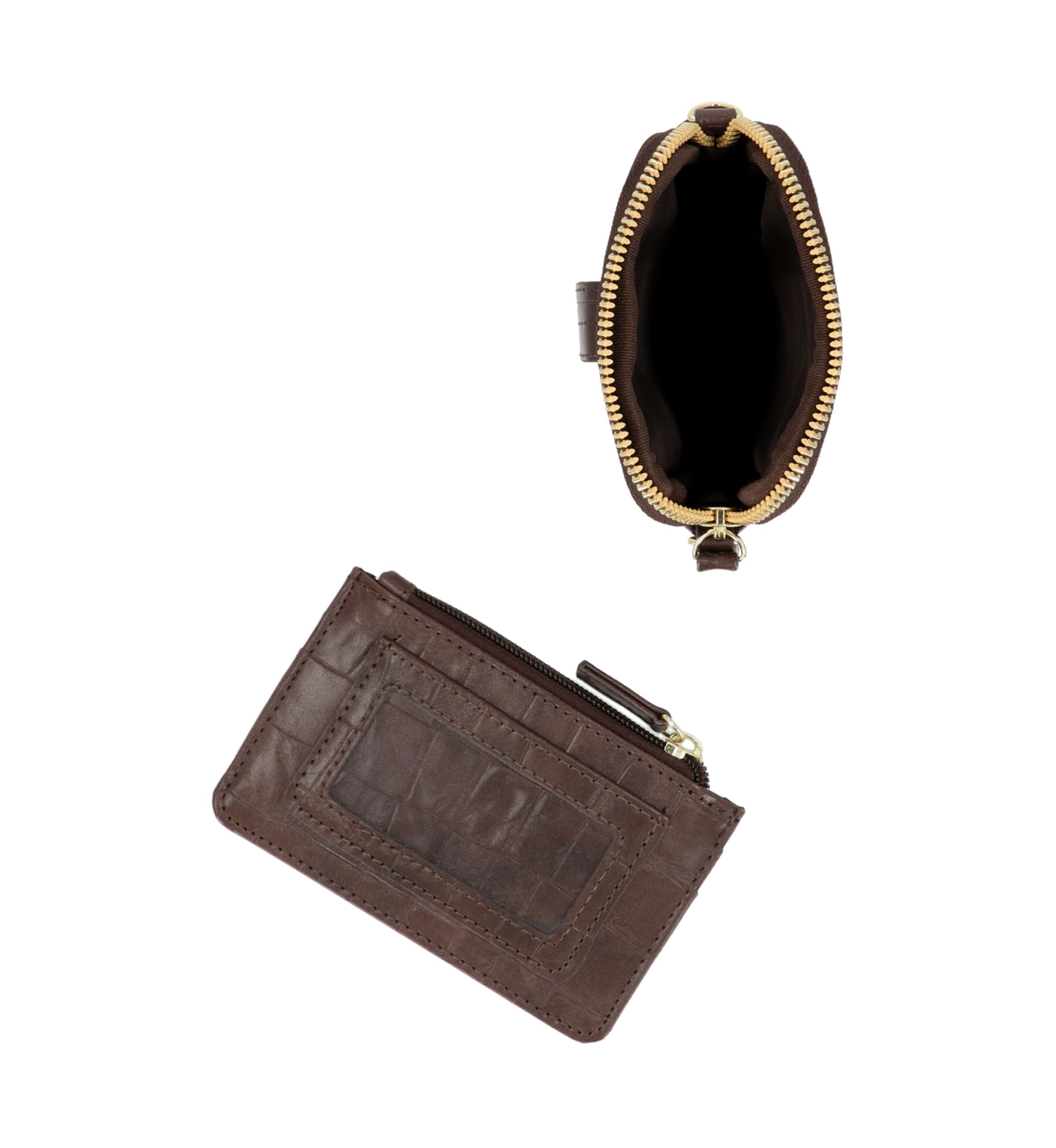 Faux Croco Cleo Wallet