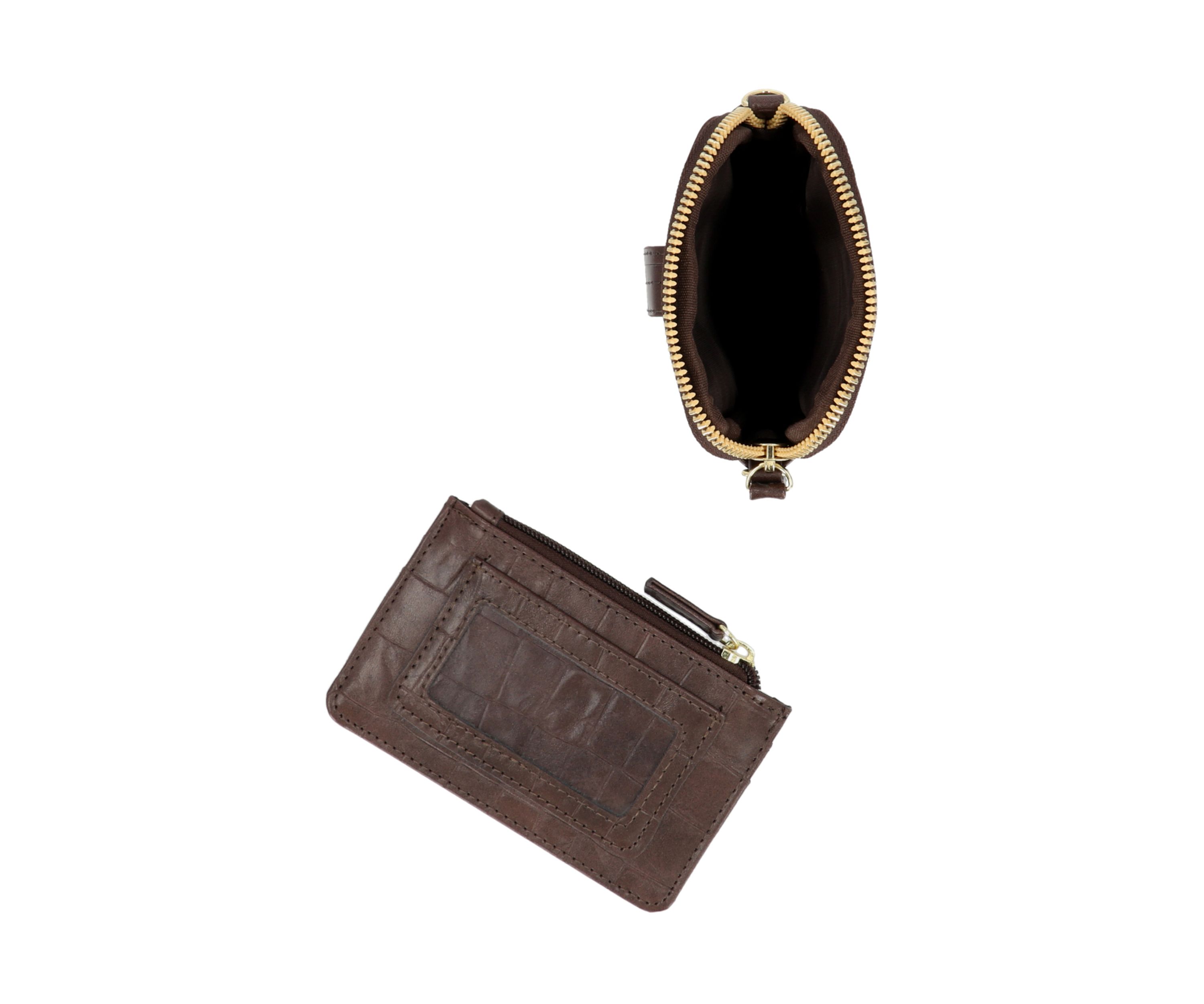 Faux Croco Cleo Wallet