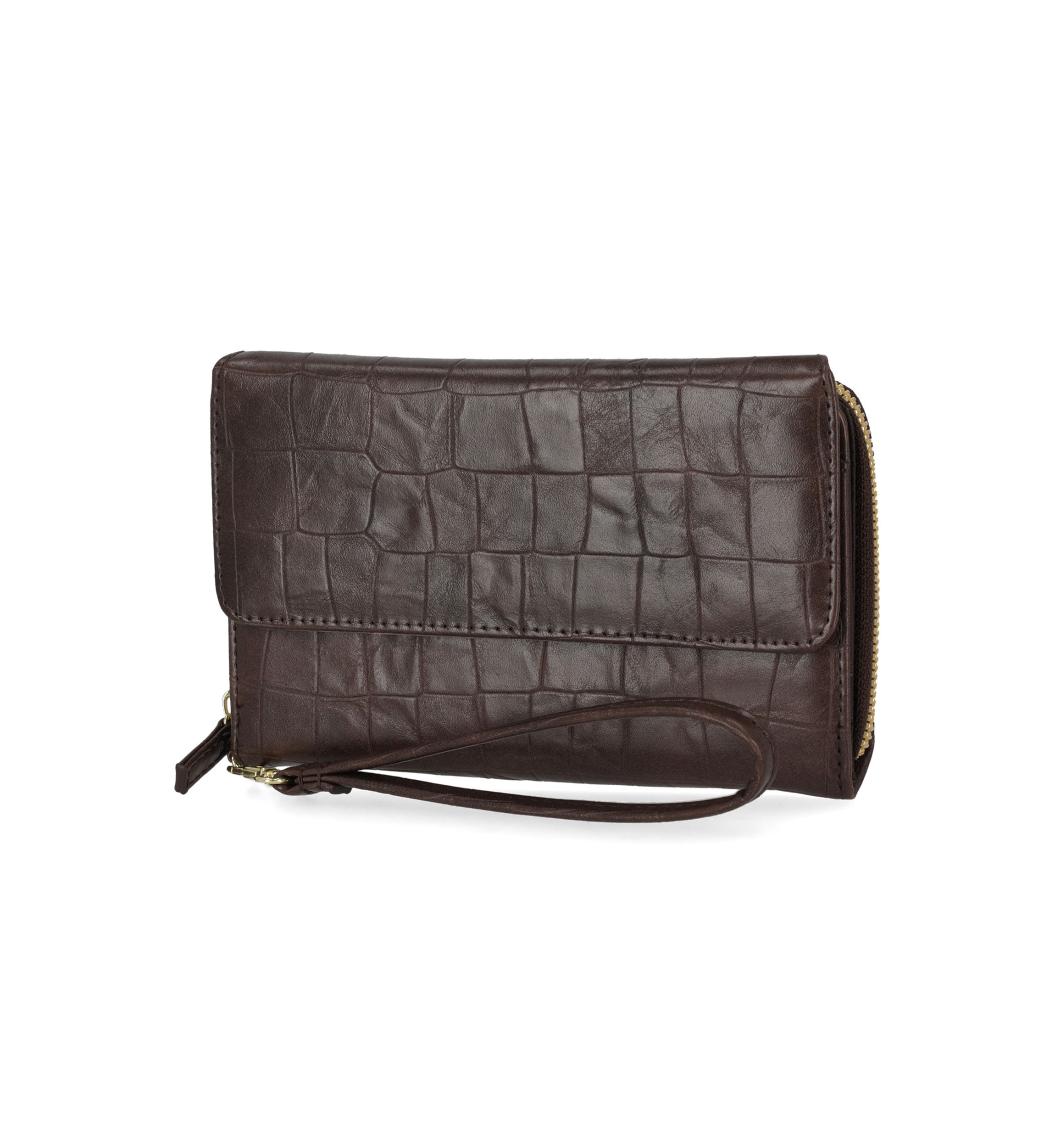 Faux Croco Essential Wallet