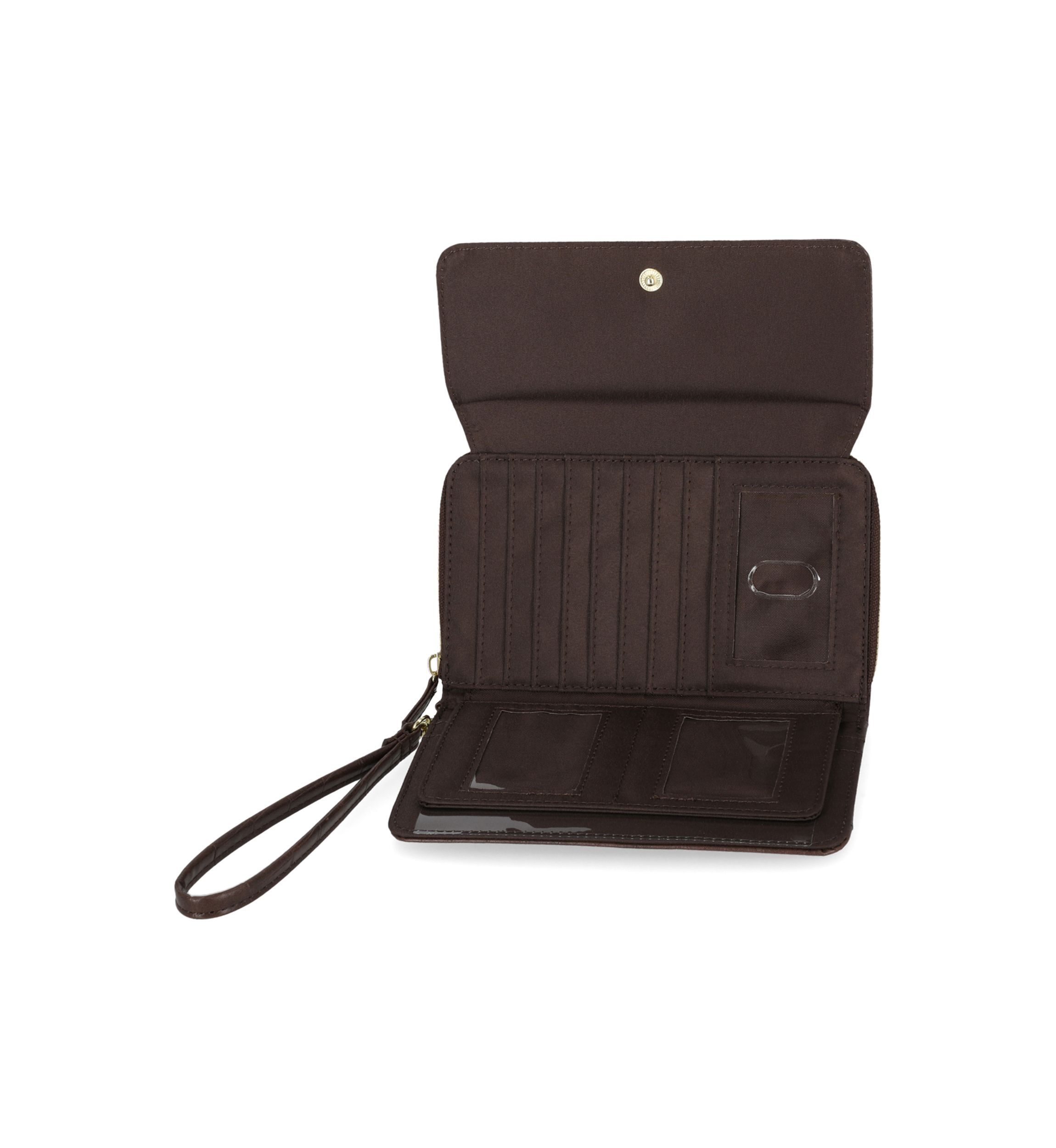 Faux Croco Essential Wallet