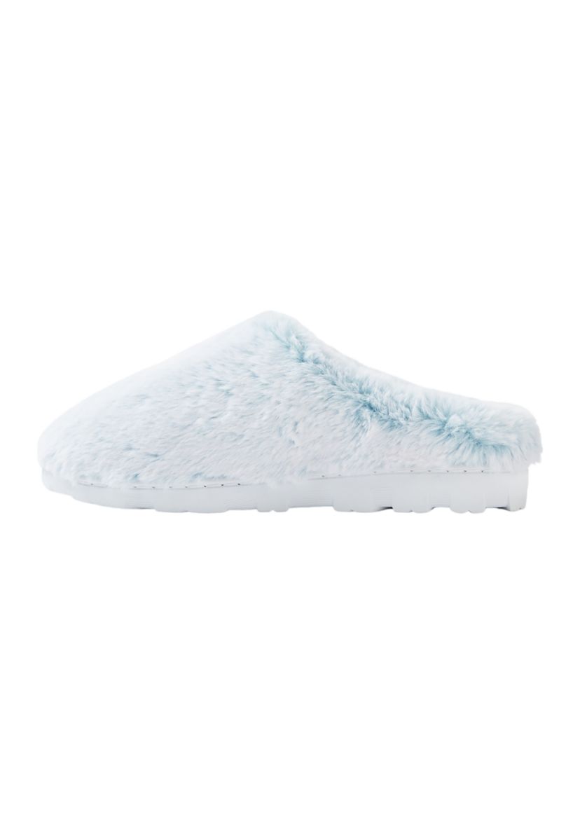 Tipped Faux Fur Clogs