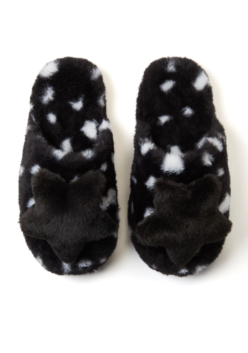  Plush Slipper Scuffs 