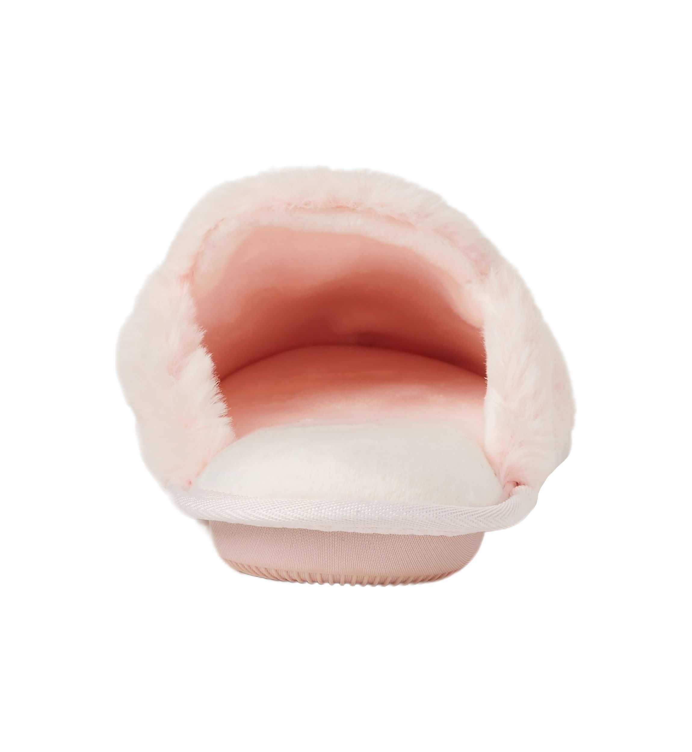 Faux Fur Smoking Slide Slippers
