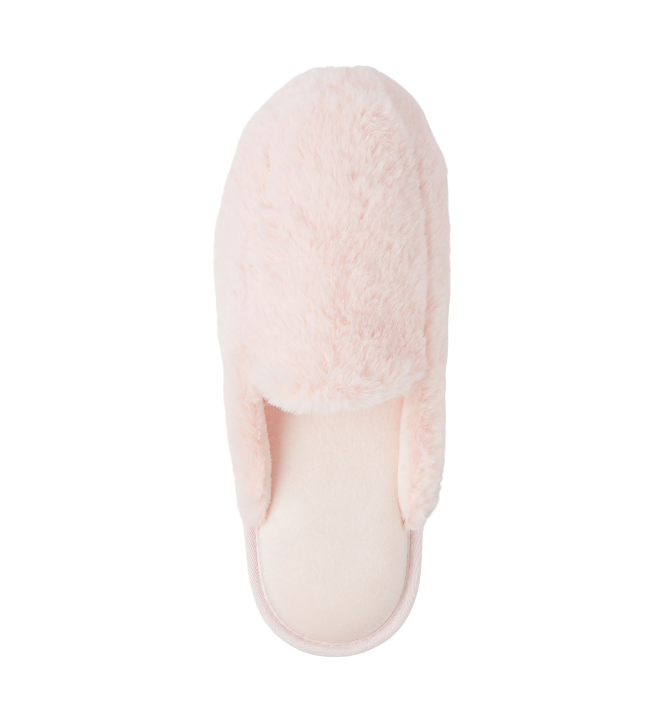 Faux Fur Smoking Slide Slippers