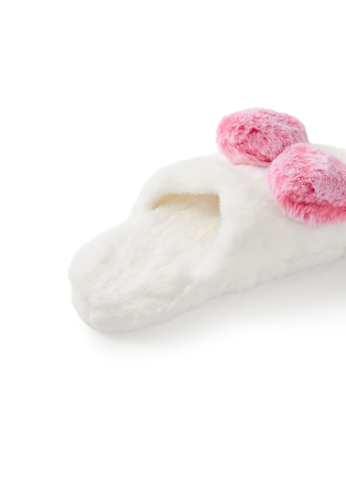 Pillow Top Bow Slipper Scuffs
