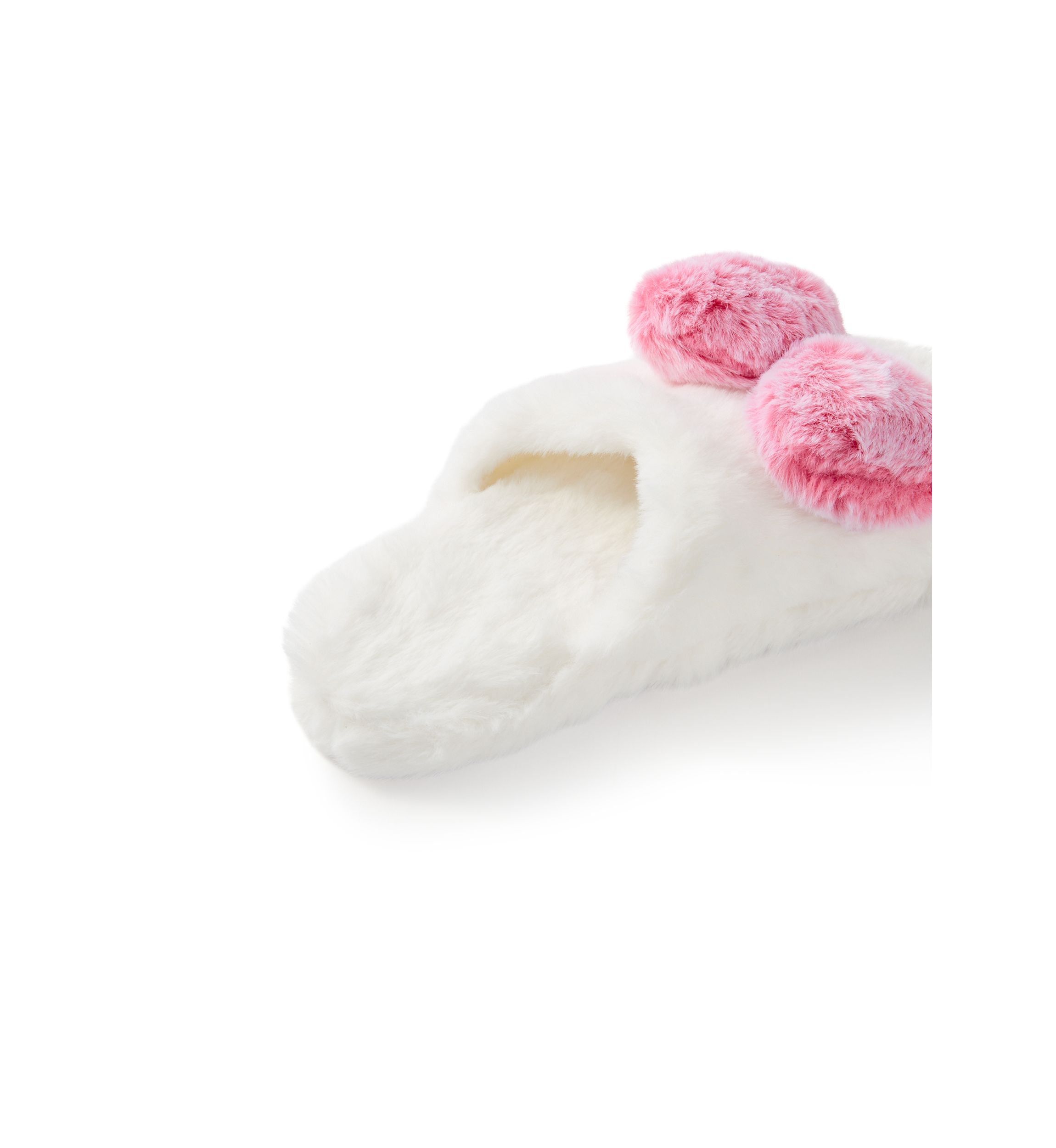 Pillow Top Bow Slipper Scuffs