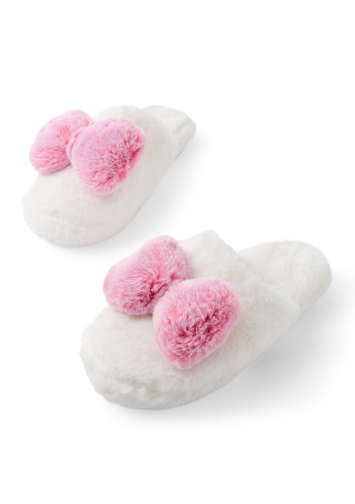 Pillow Top Bow Slipper Scuffs