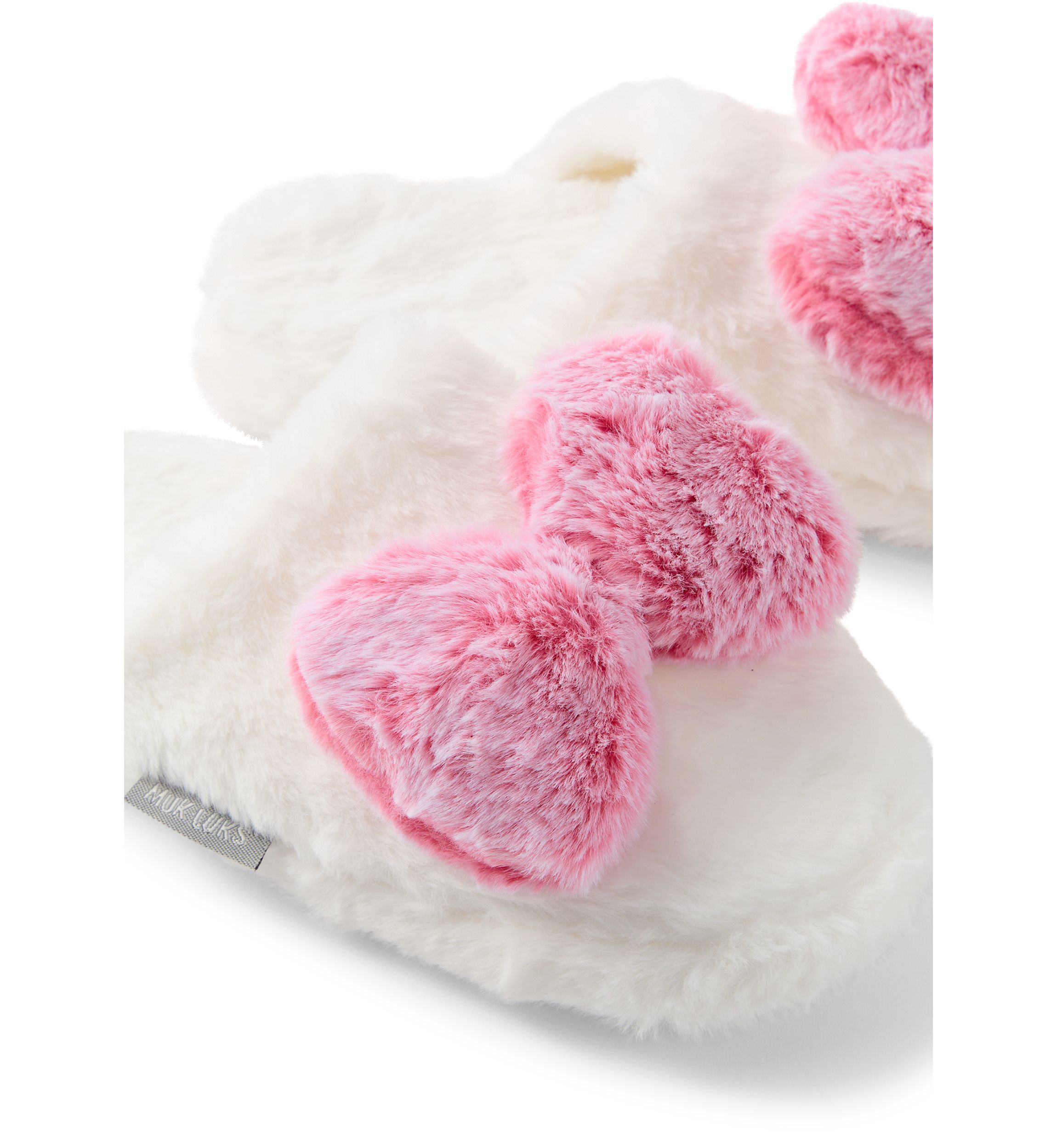 Pillow Top Bow Slipper Scuffs