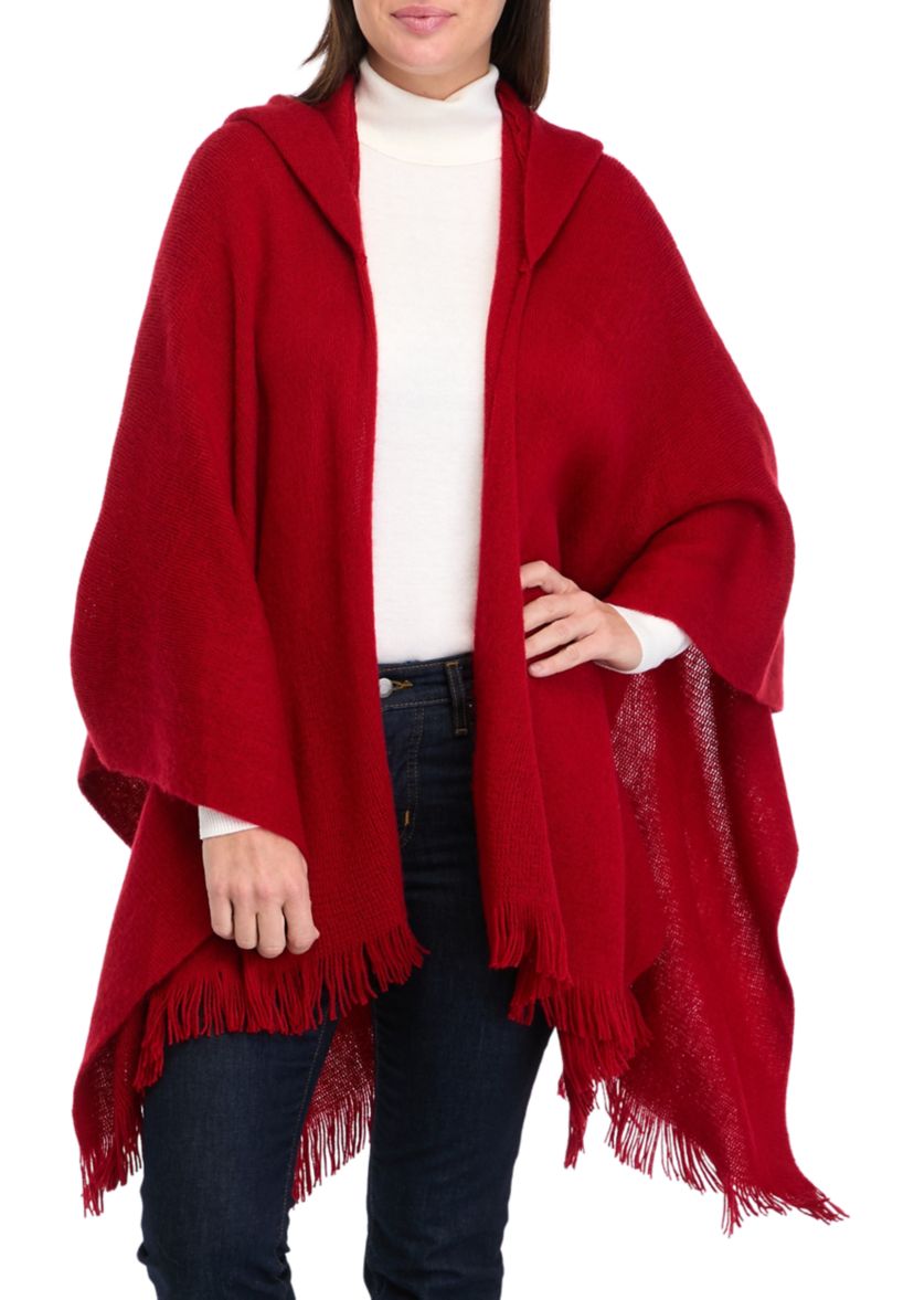 Womens Super Soft Hooded Shawl