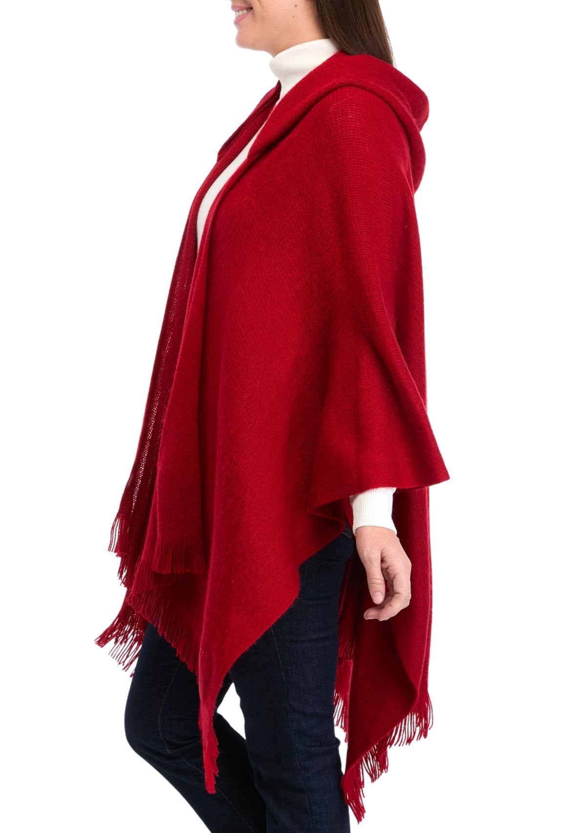 Womens Super Soft Hooded Shawl