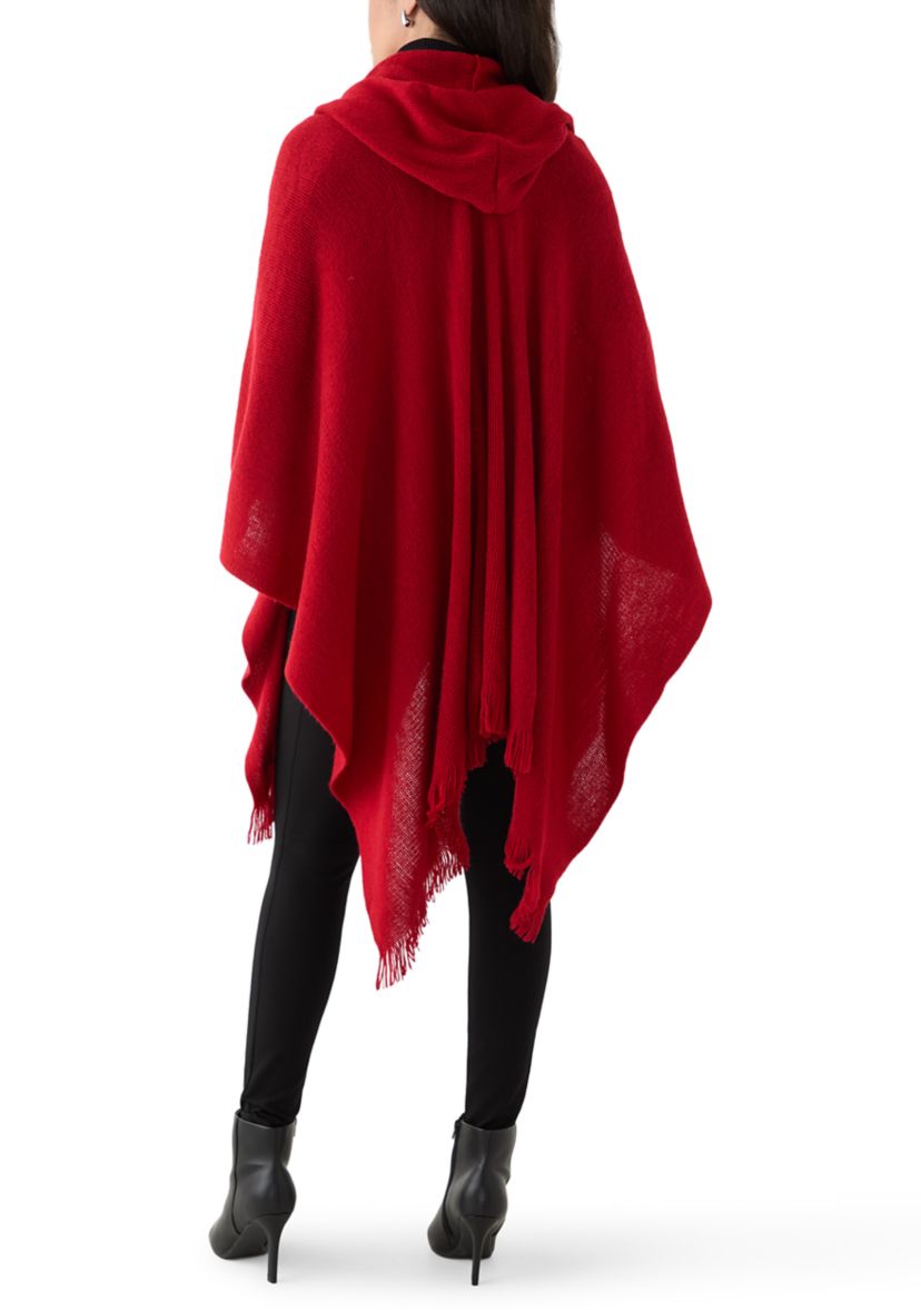 Womens Super Soft Hoody Shawl 