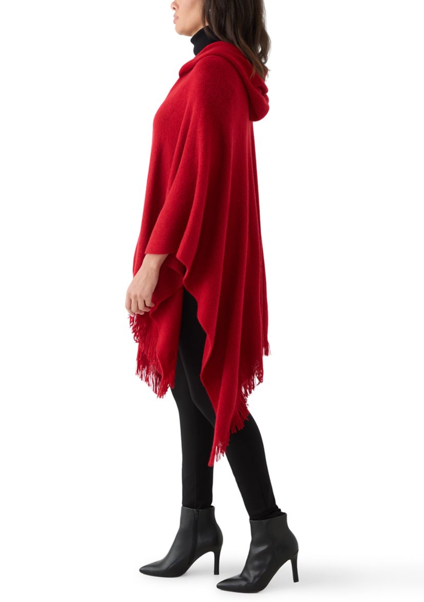 Womens Super Soft Hoody Shawl 