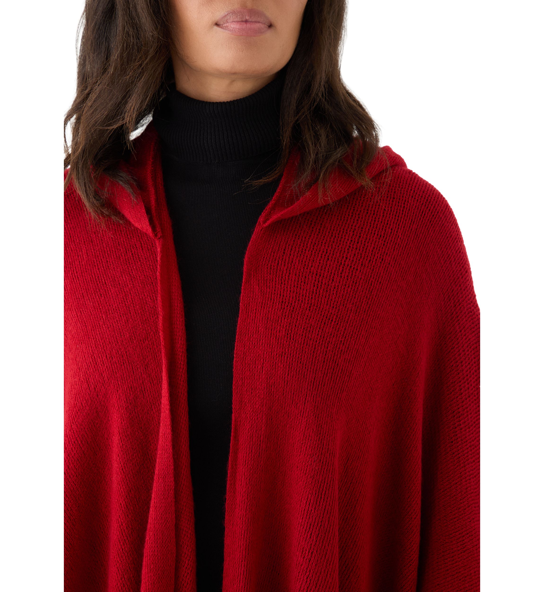 Womens Super Soft Hoody Shawl 