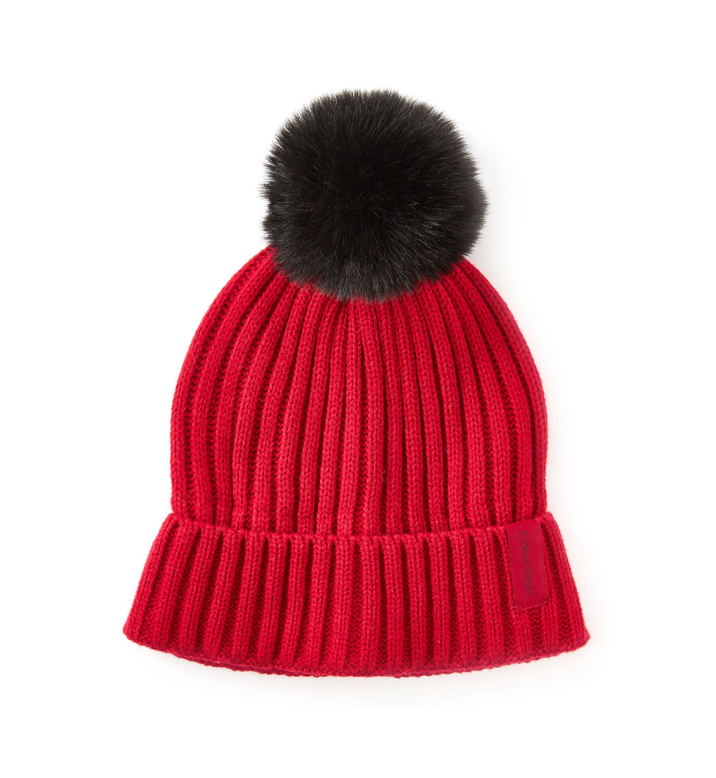 Faux Fur Pom Beanie 
