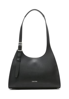 ☆ ☆ Women's CKJ Drawstring Shoulder Bag Black 4 Amazon.com: Calvin Klein Fay Drawstring Adjustable Hobo