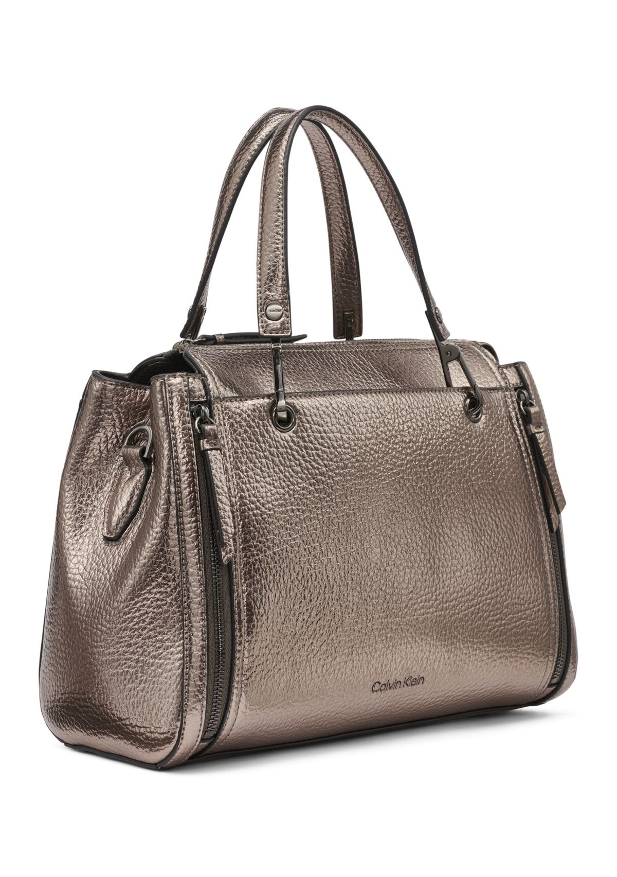 Garnet Metallic Satchel 