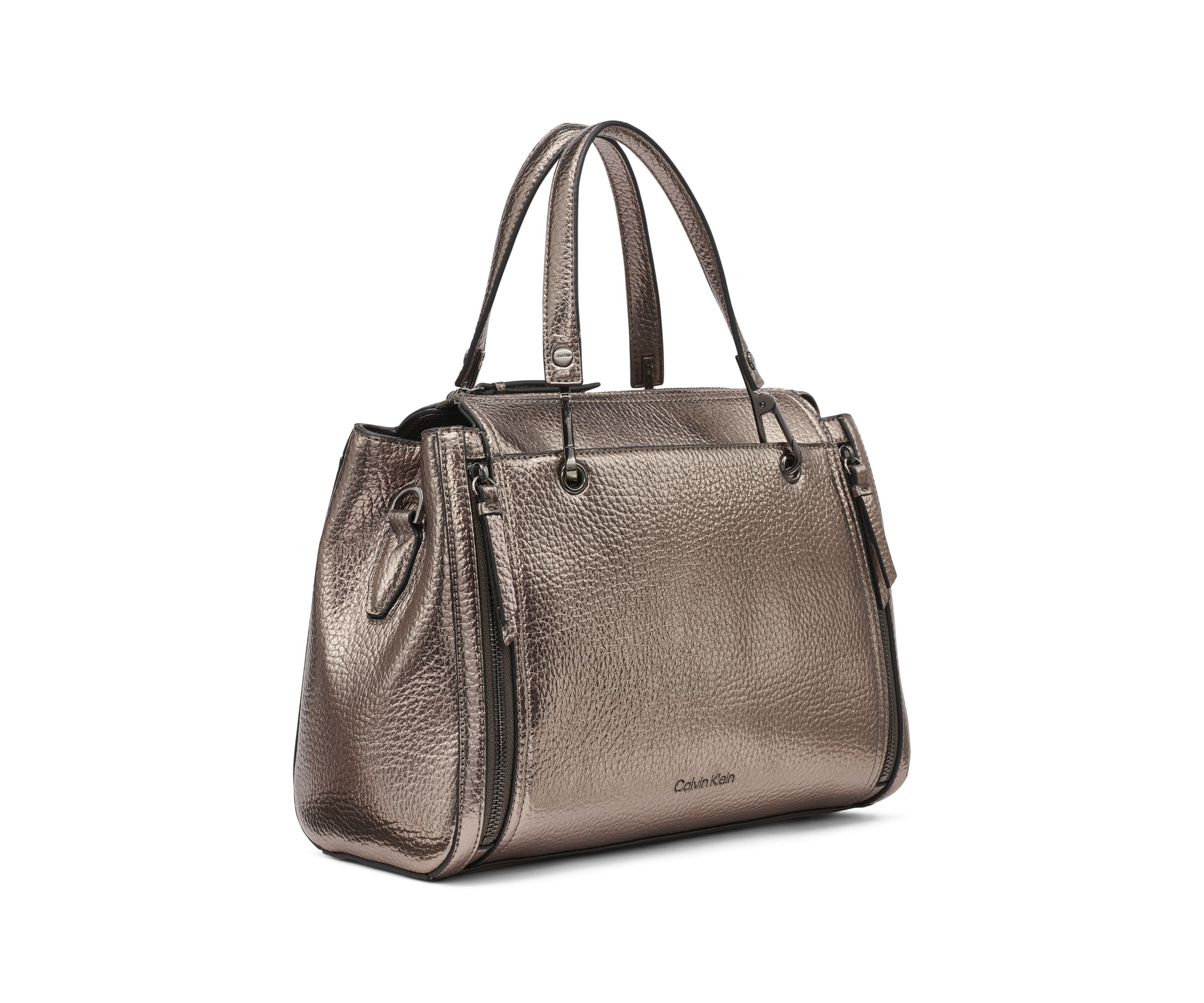 Garnet Metallic Satchel 