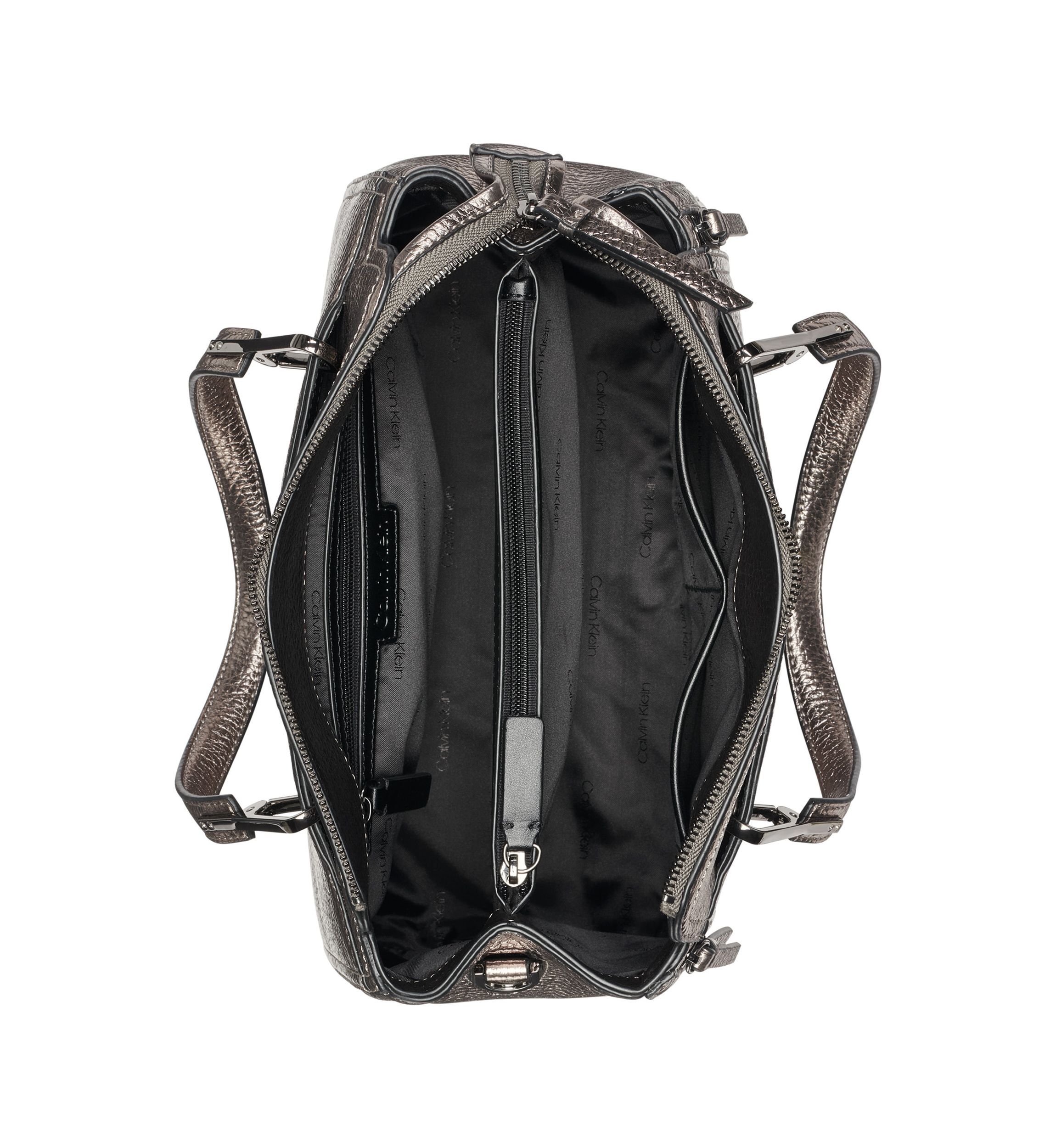 Garnet Metallic Satchel 