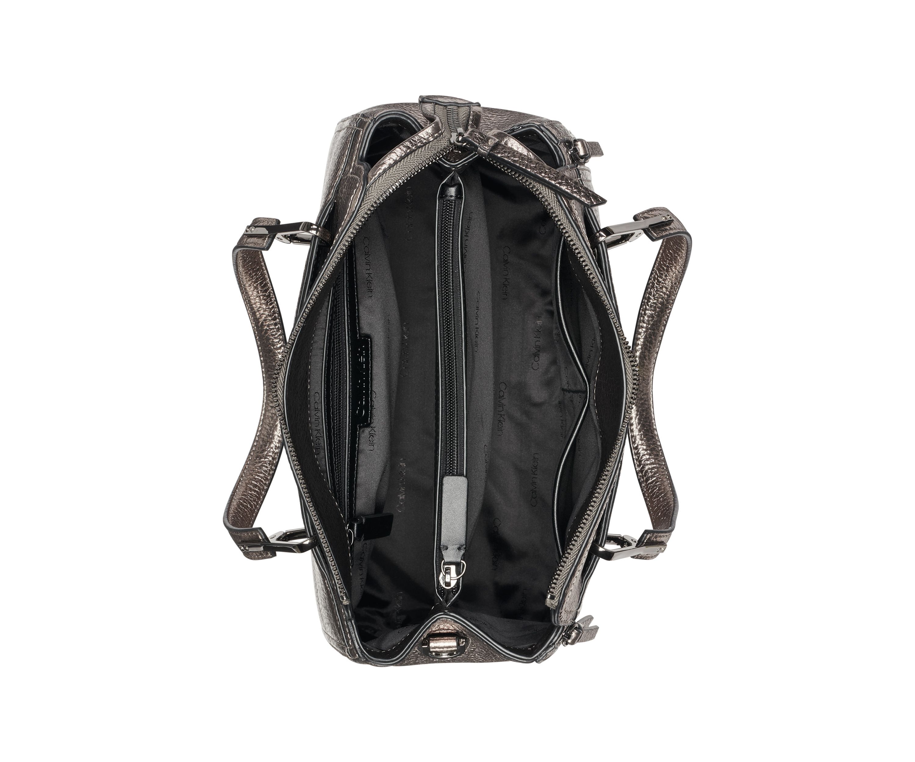 Garnet Metallic Satchel 