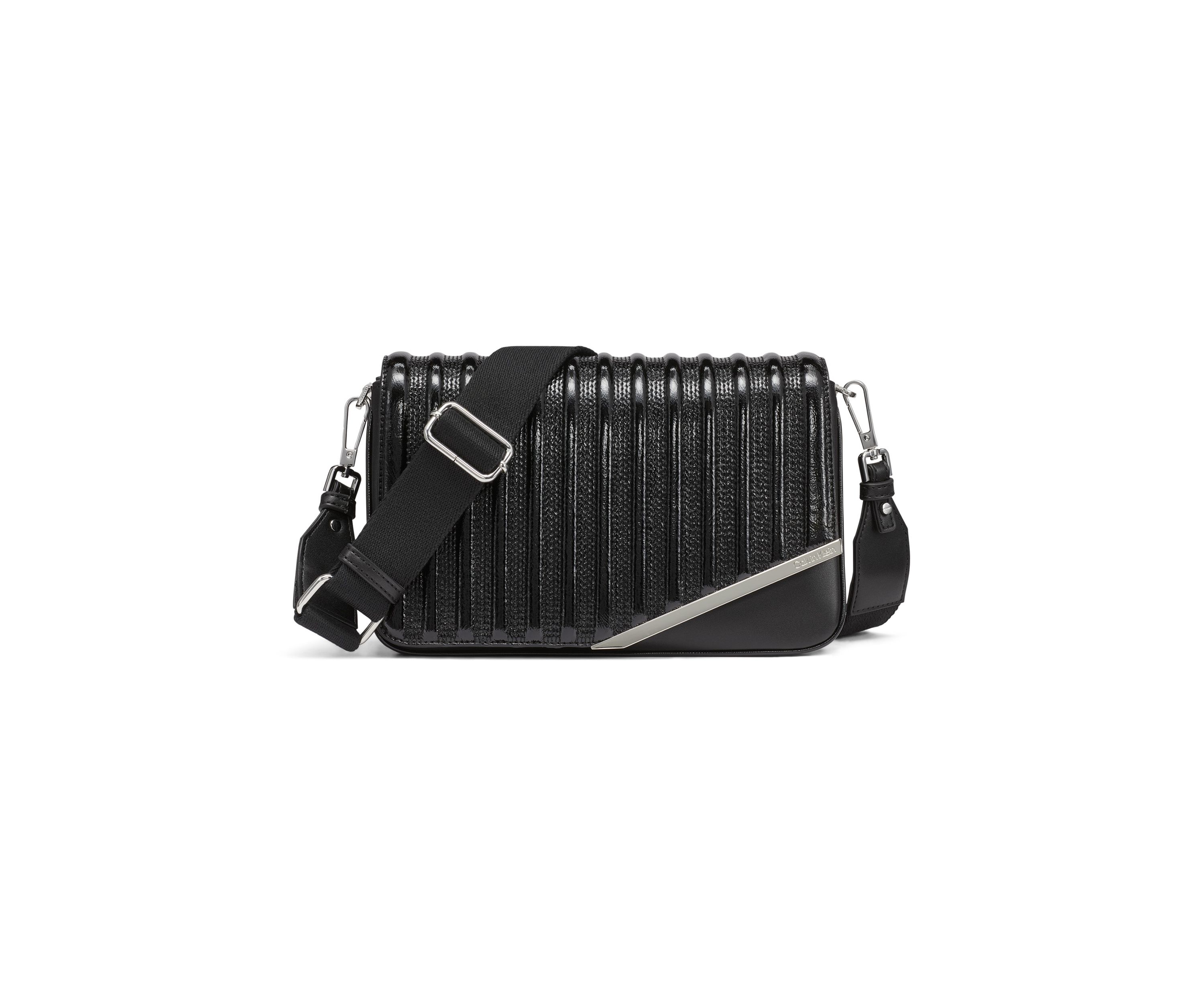 Ria Patent Piping Crossbody