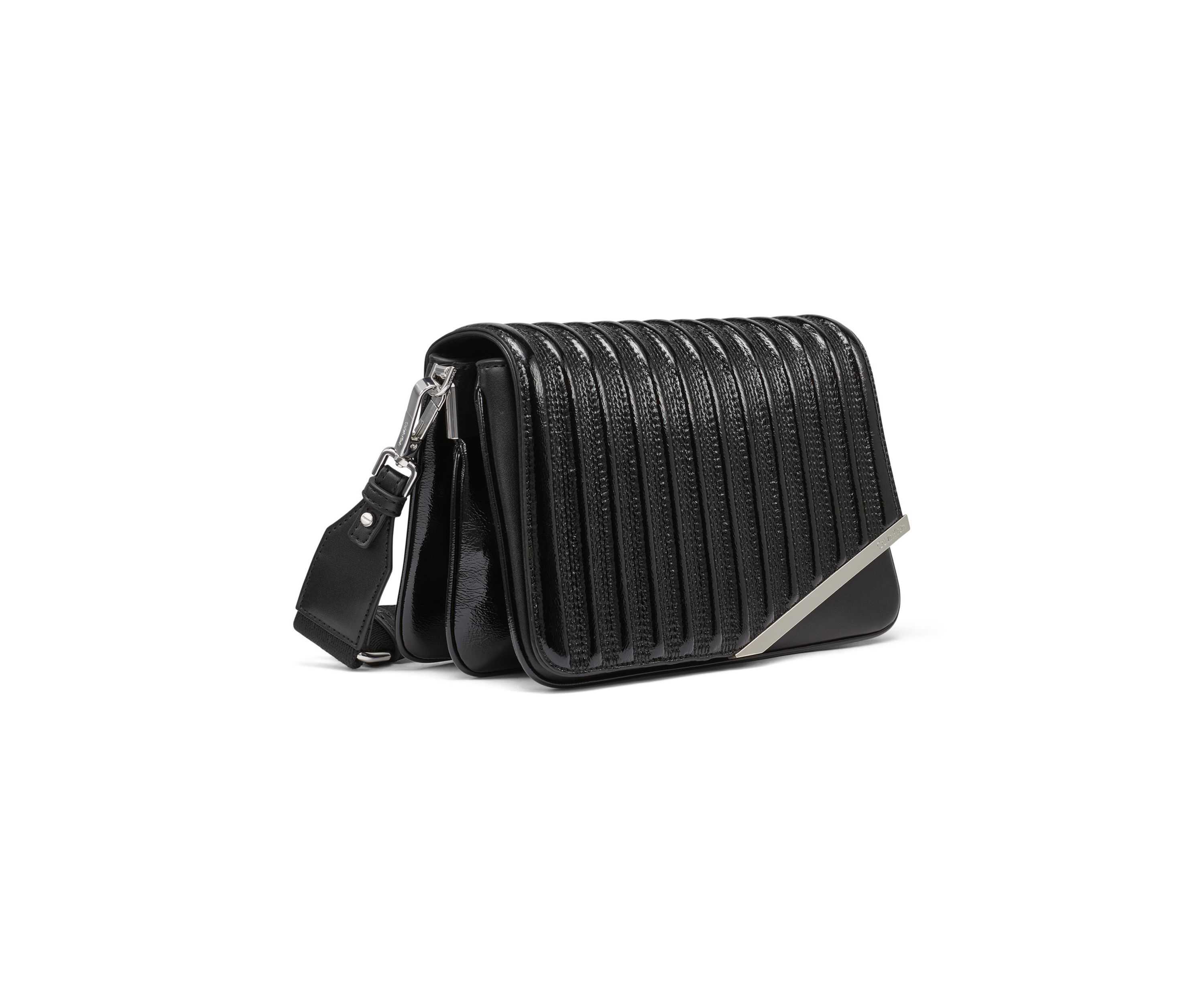 Ria Patent Piping Crossbody