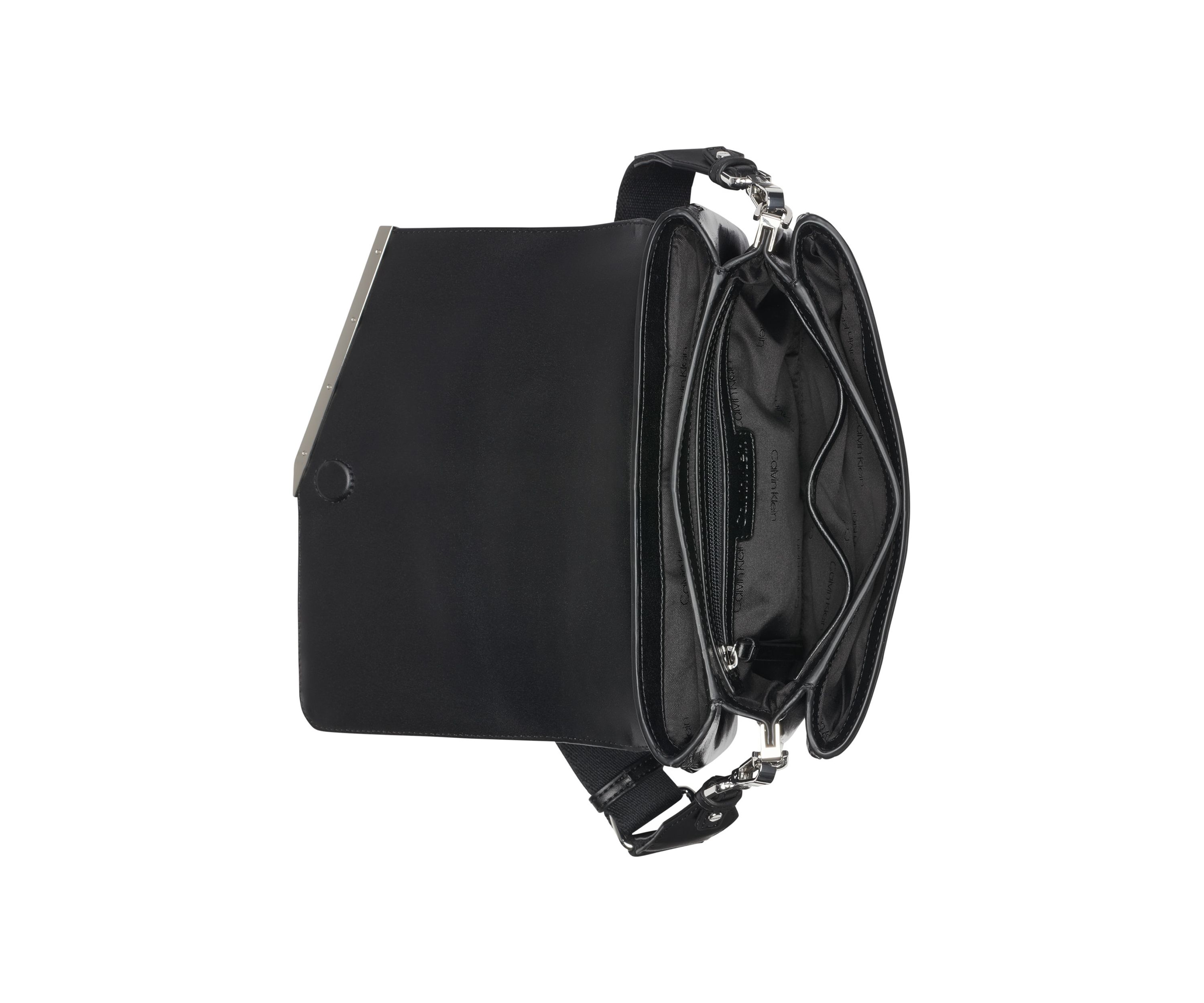 Ria Patent Piping Crossbody