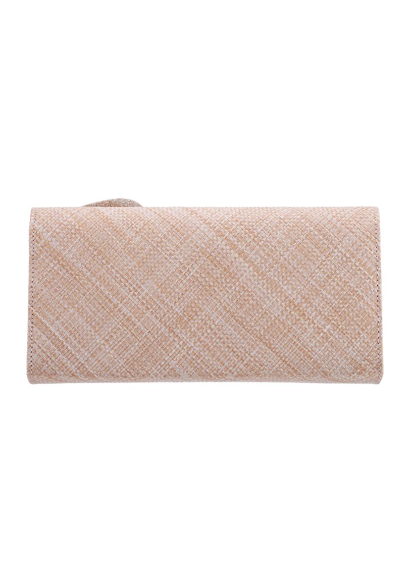 Large Flower Slim Clutch 