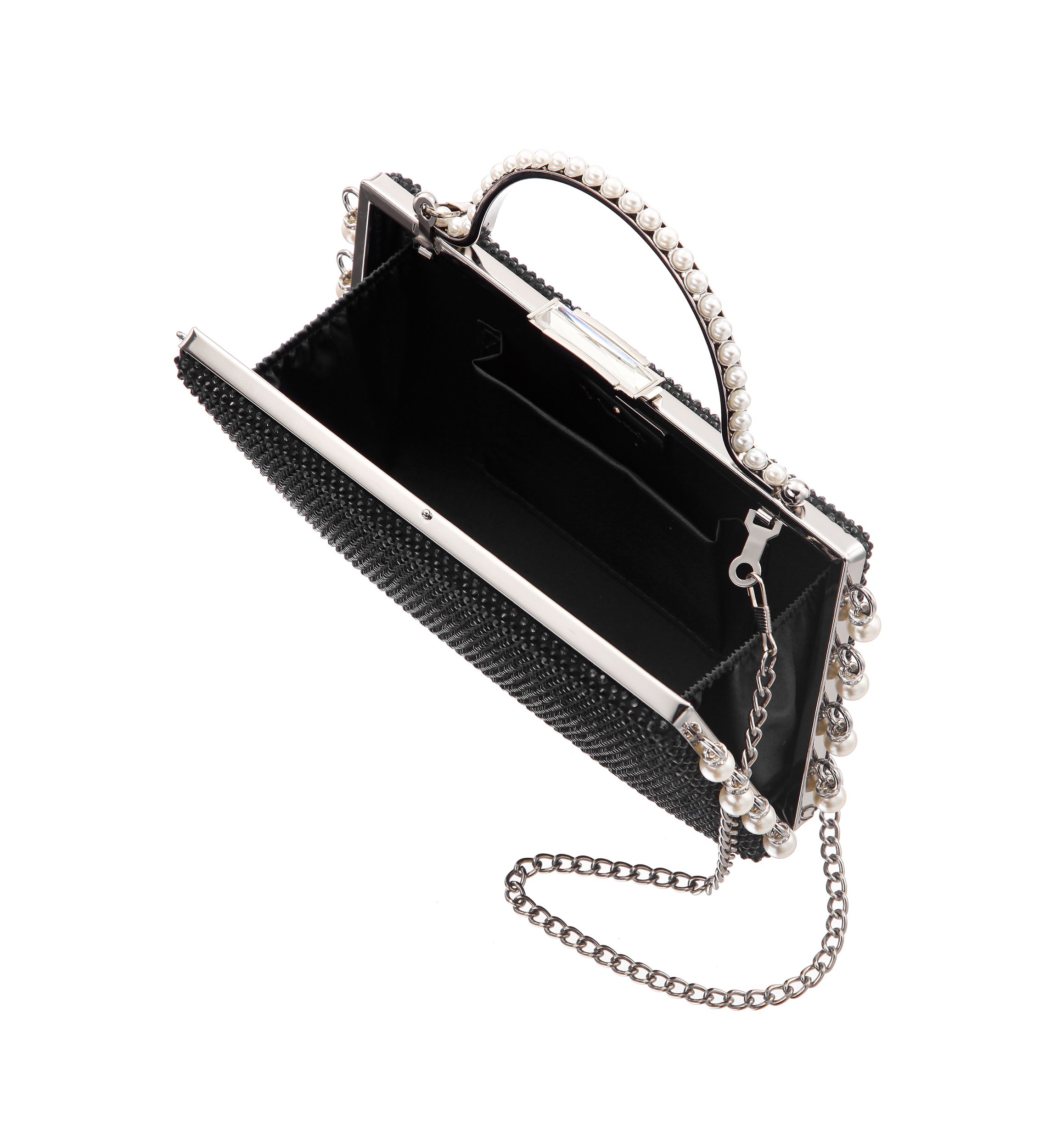 Top Handle Minaudiere Handbag