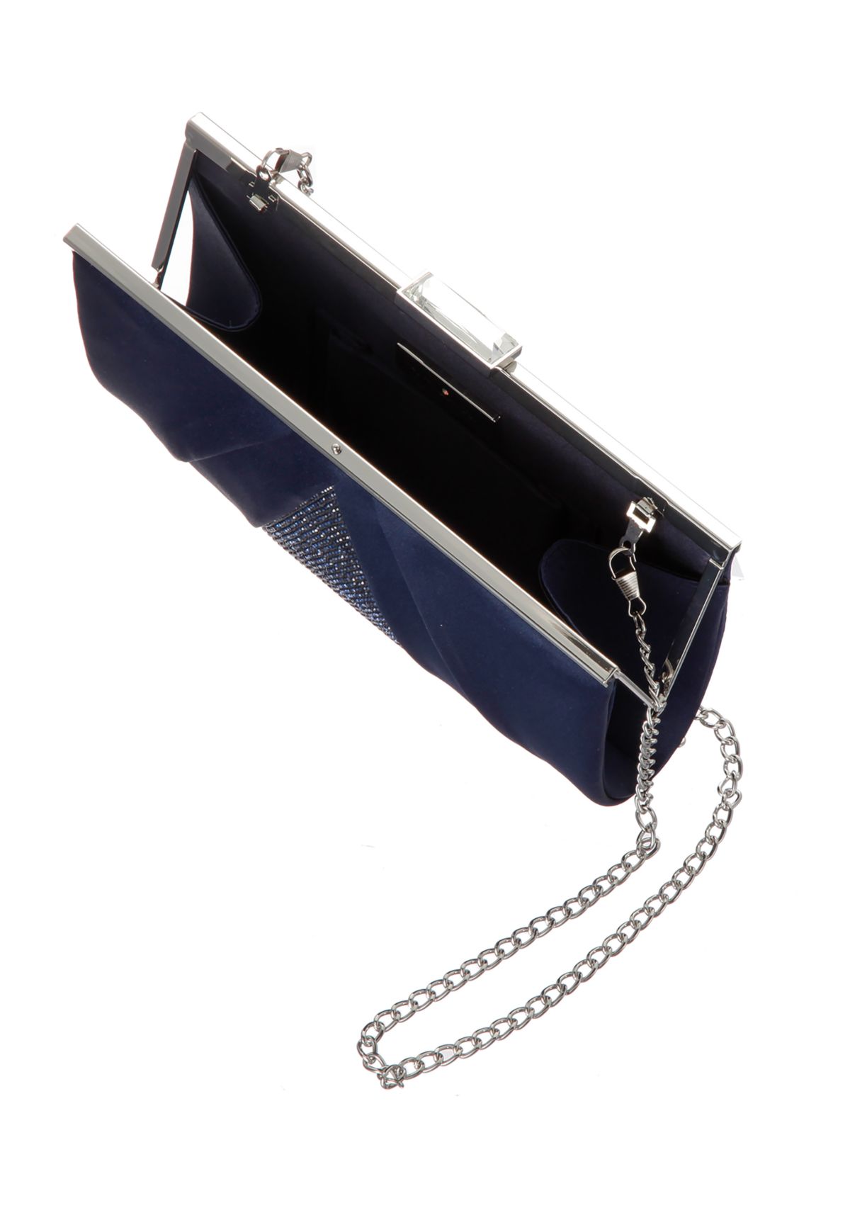 Satin Clutch with Shine