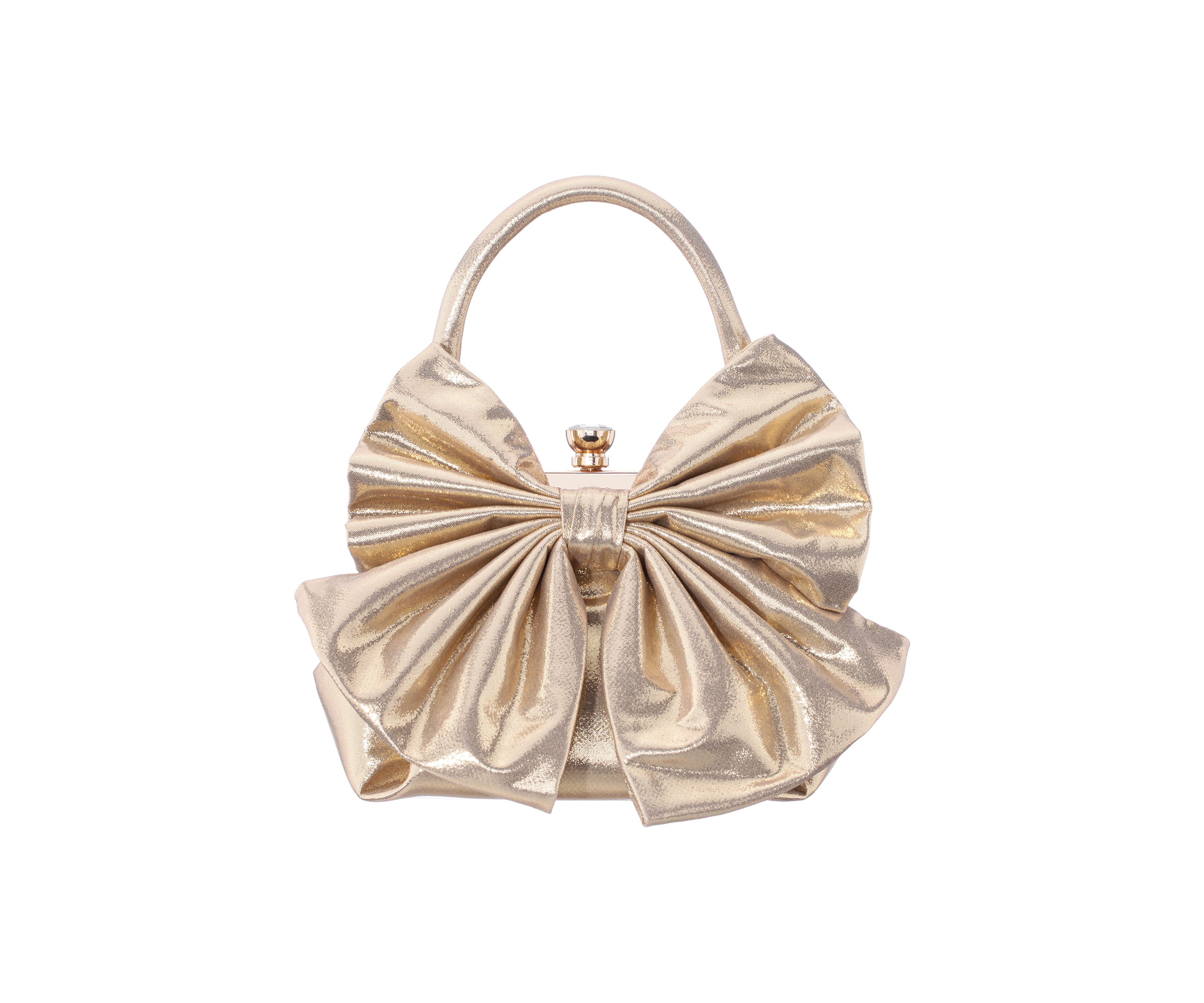Bow Frame Top Handle Clutch
