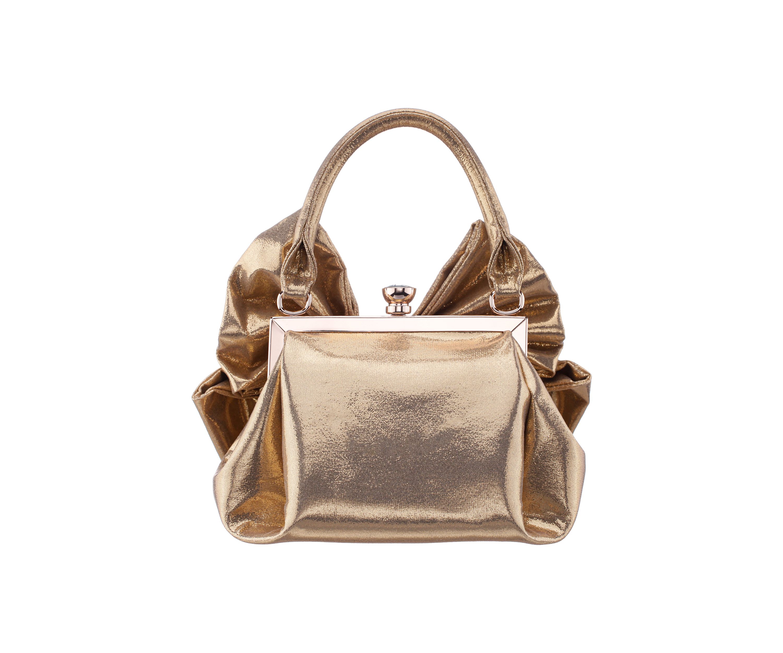Bow Frame Top Handle Clutch