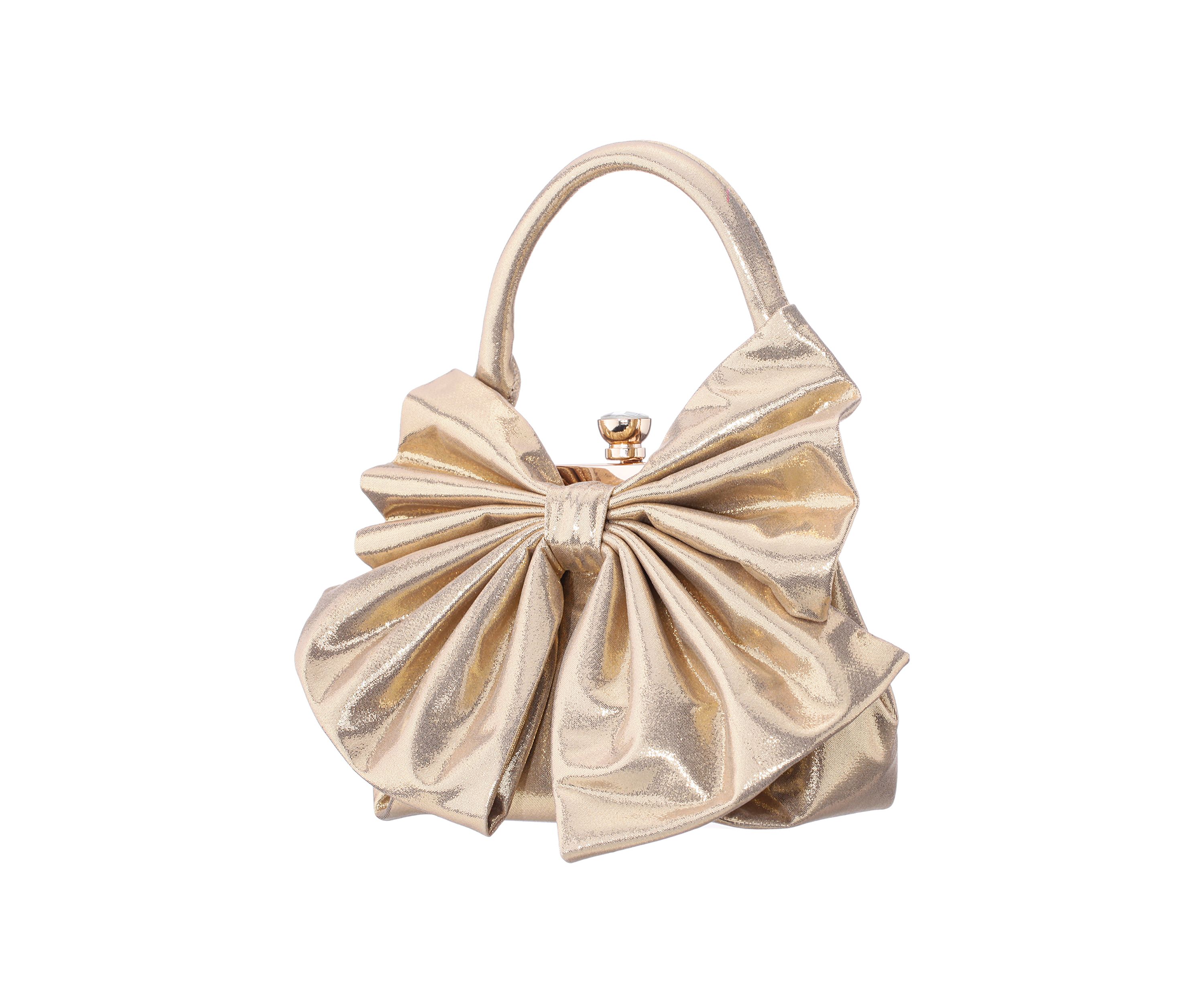 Bow Frame Top Handle Clutch
