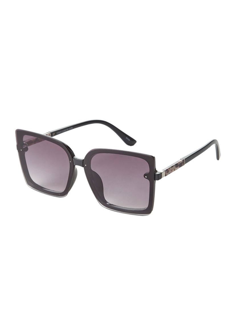 Plastic Backframe Square Sunglasses