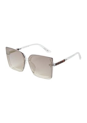 Plastic Backframe Square Sunglasses