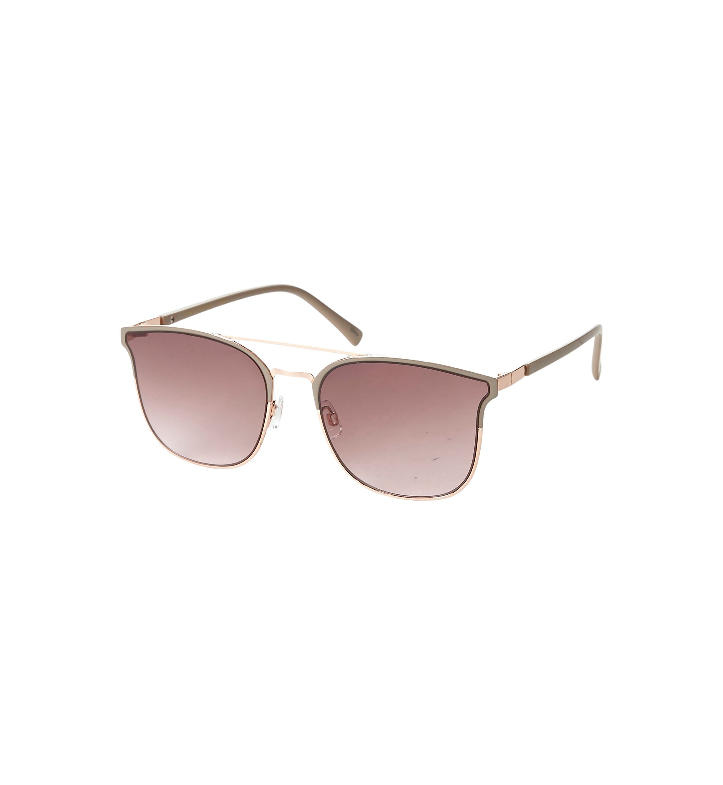 Metal Rectangular Sunglasses