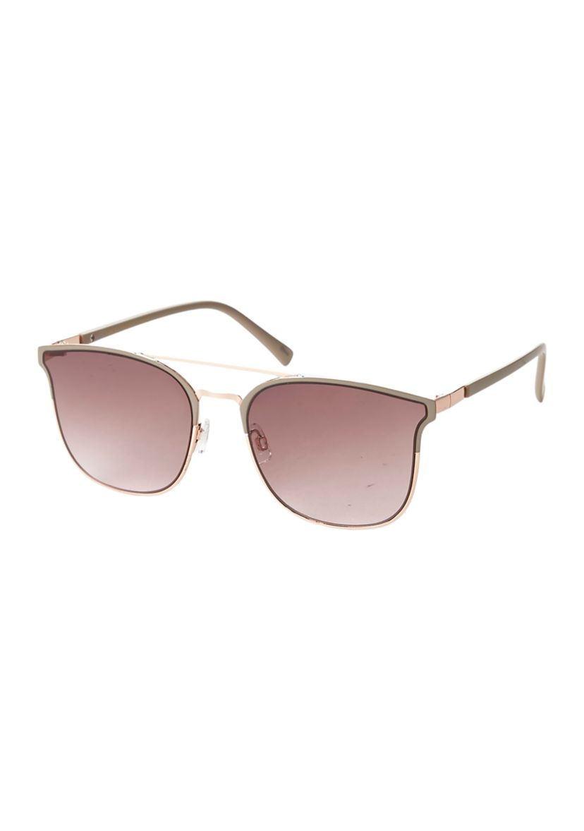 Metal Rectangular Sunglasses